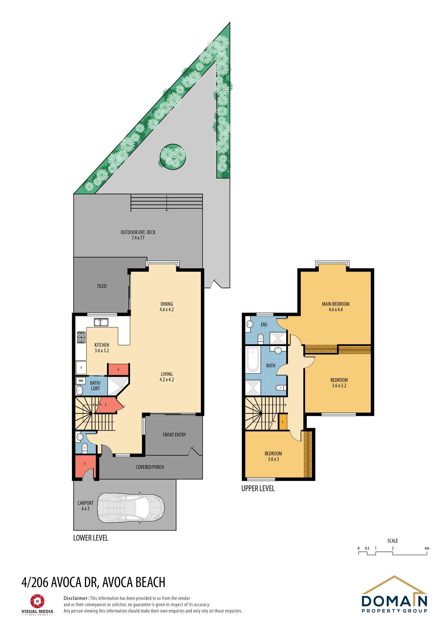 Floorplan of Homely house listing, 4/206 Avoca Drive, Avoca Beach NSW 2251
