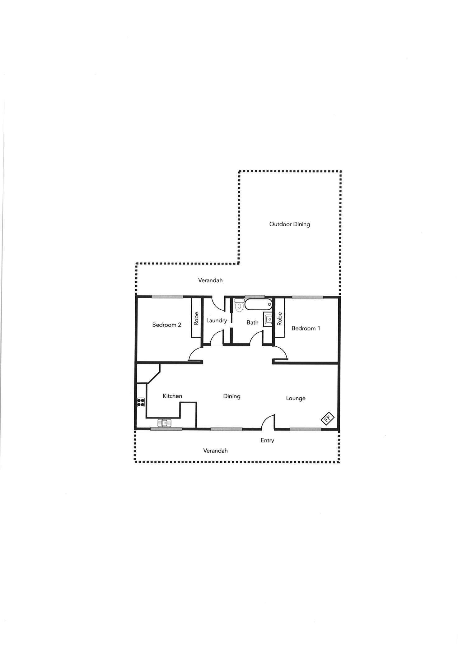 Floorplan of Homely house listing, 57 Adelaide Hills Road, Moyston VIC 3377