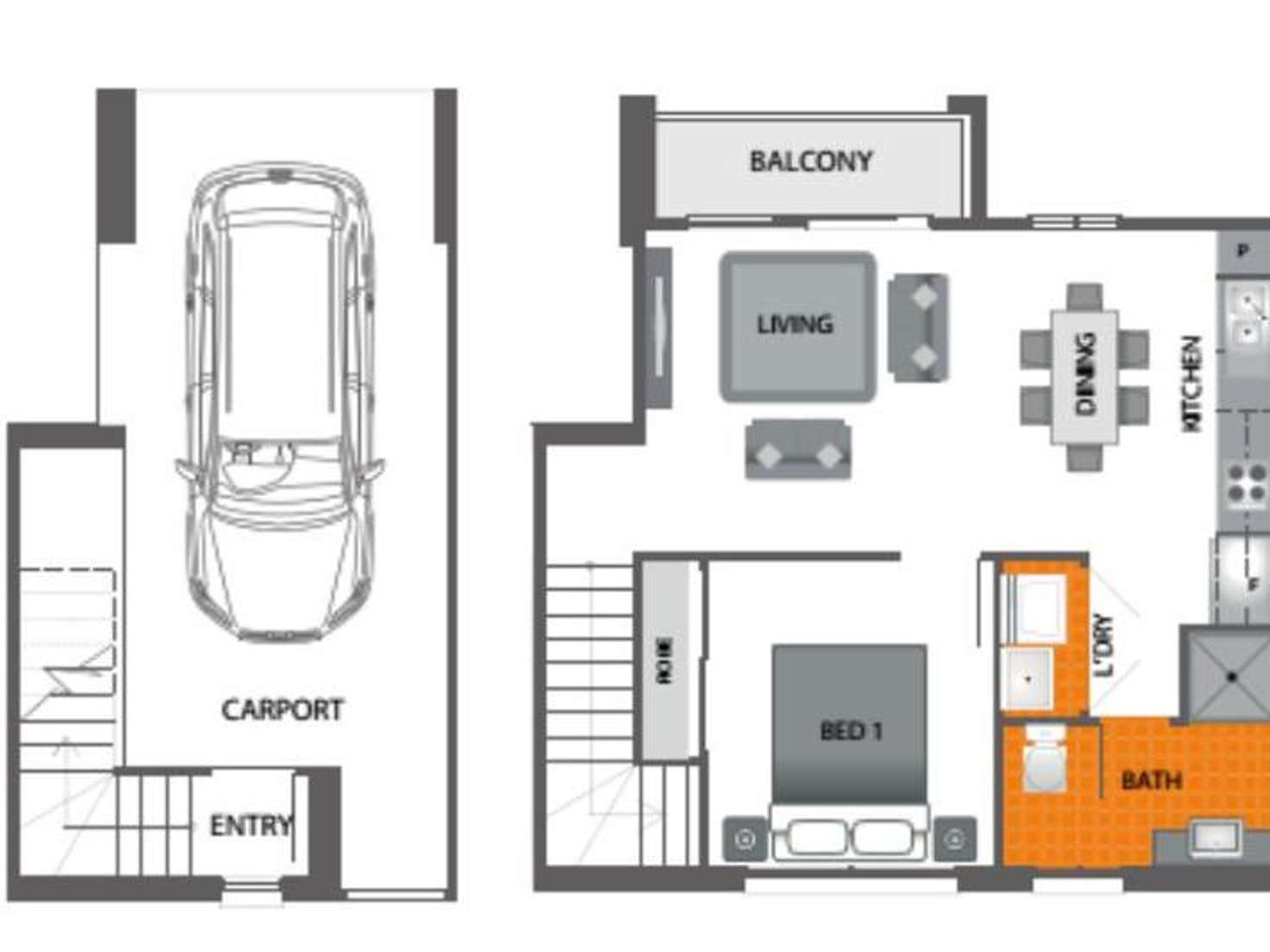 Floorplan of Homely semiDetached listing, 2/95 Lamington Drive, Redbank Plains QLD 4301