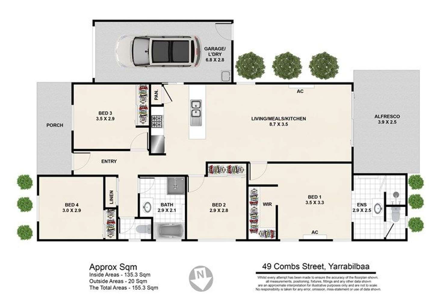 Floorplan of Homely house listing, 49. Combs St, Yarrabilba QLD 4207