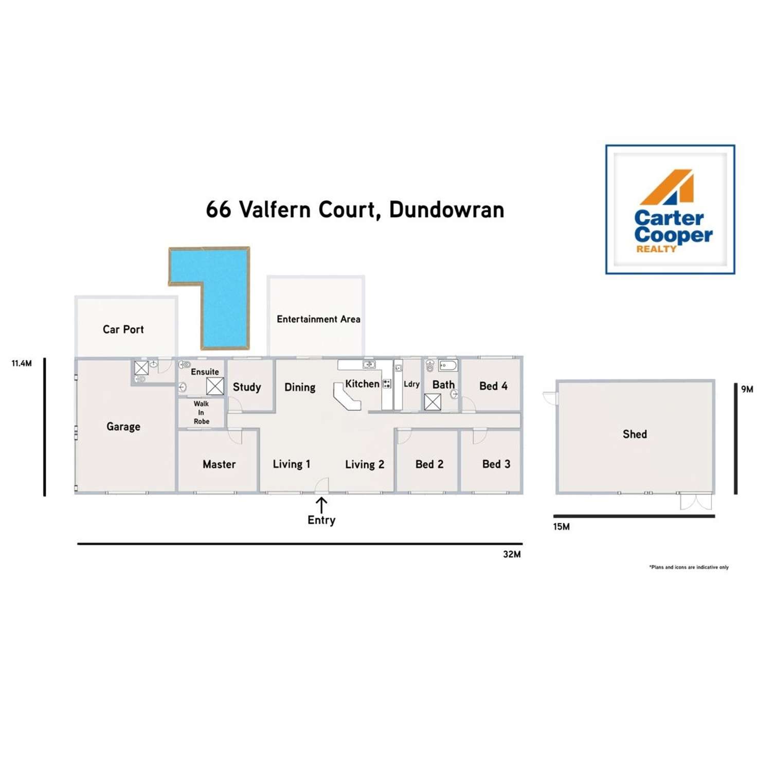 Floorplan of Homely house listing, 66 Valfern Court, Dundowran QLD 4655