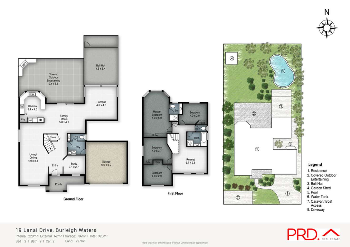 Floorplan of Homely house listing, 19 Lanai Drive, Burleigh Waters QLD 4220