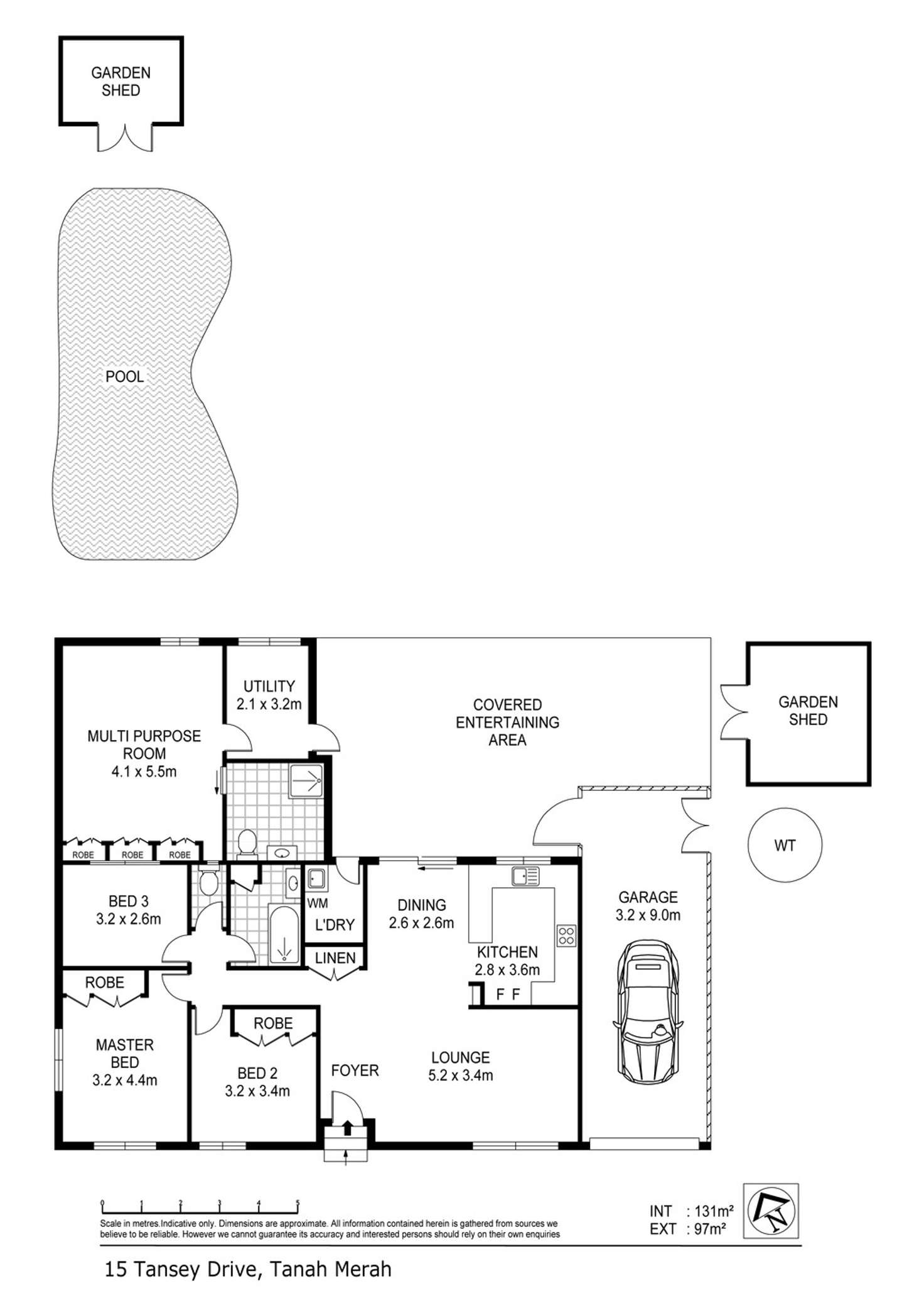 Floorplan of Homely house listing, 15 Tansey Drive, Tanah Merah QLD 4128
