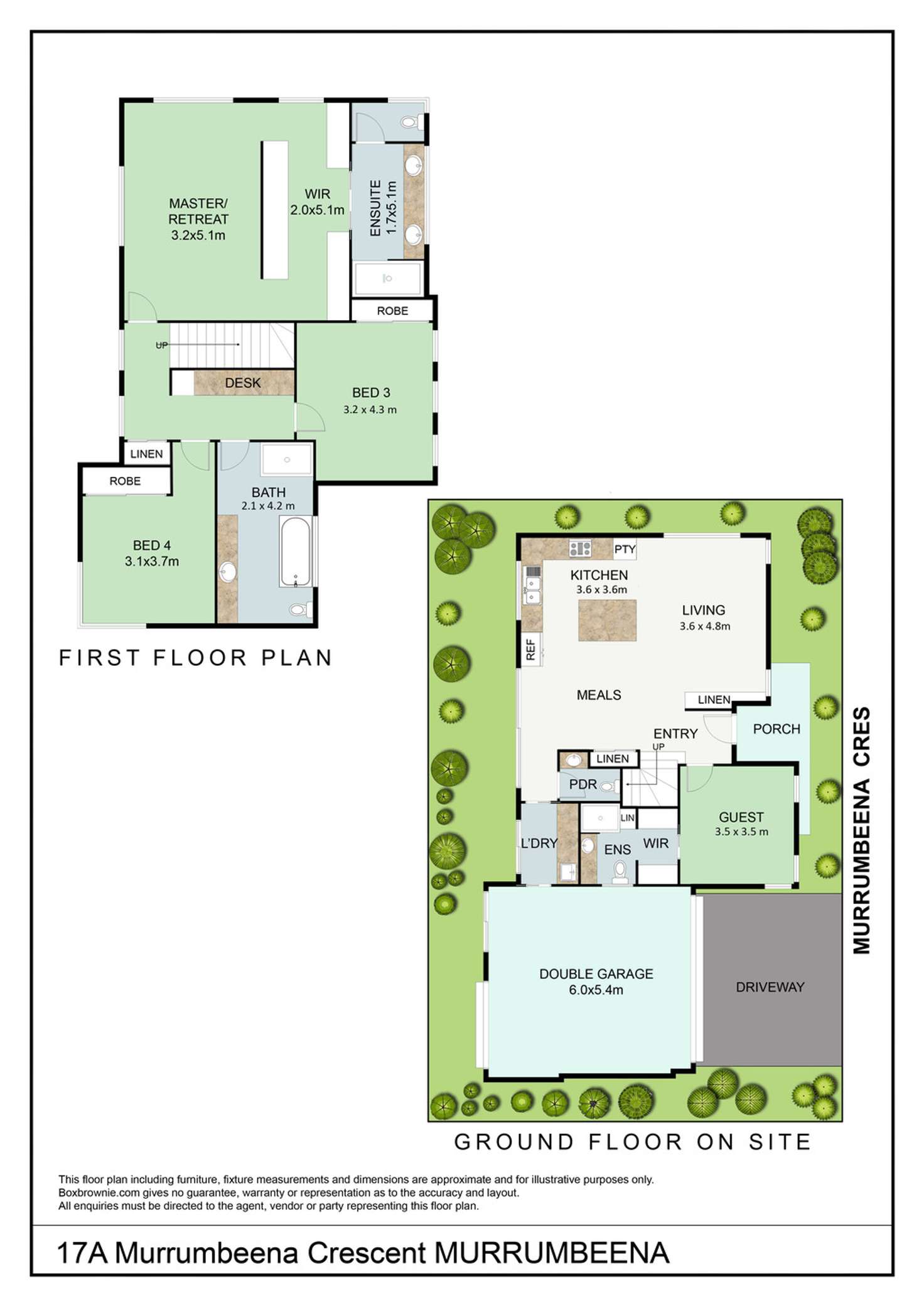 Floorplan of Homely house listing, 17a Murrumbeena Cres, Murrumbeena VIC 3163