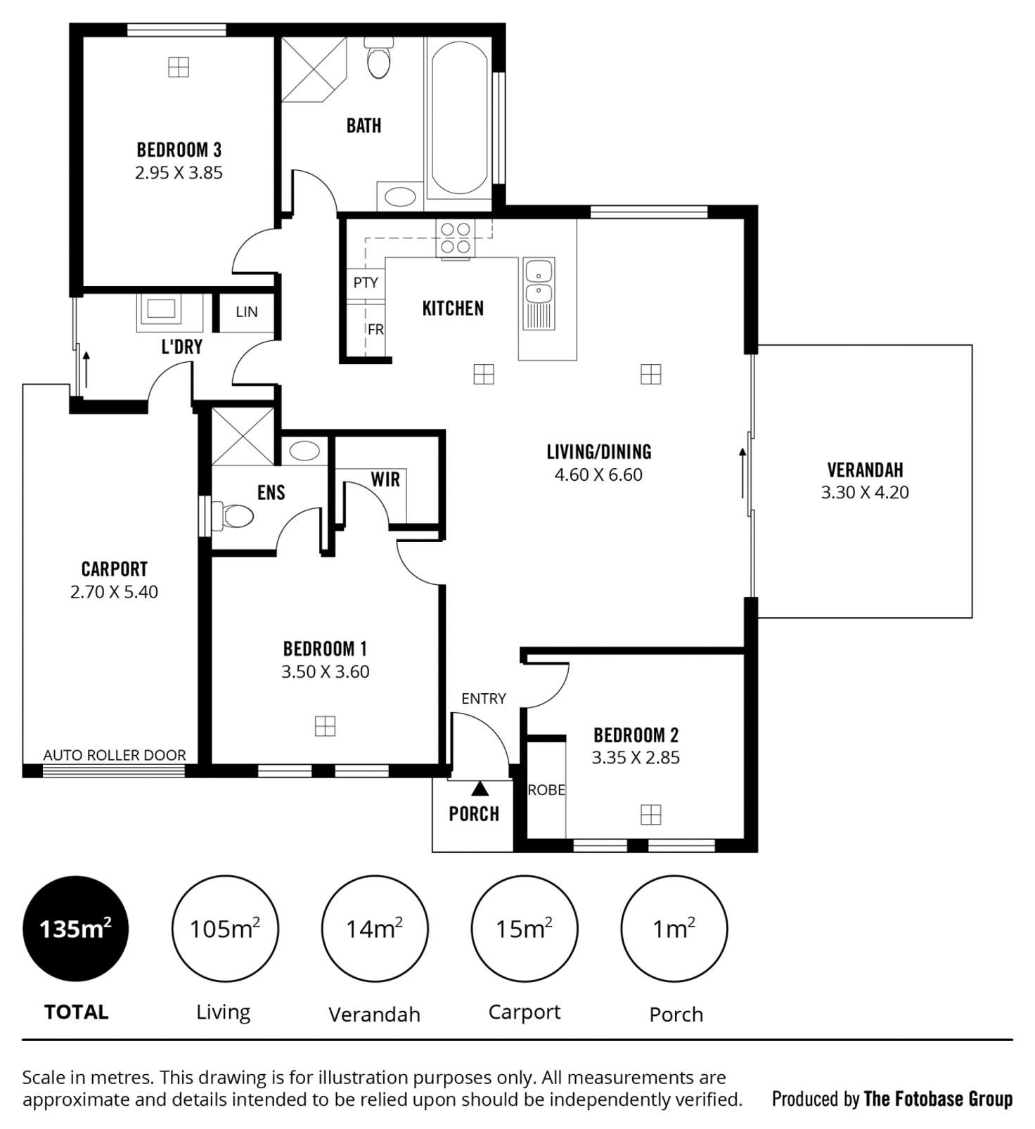 Floorplan of Homely house listing, 3A Cowra Crescent, Park Holme SA 5043