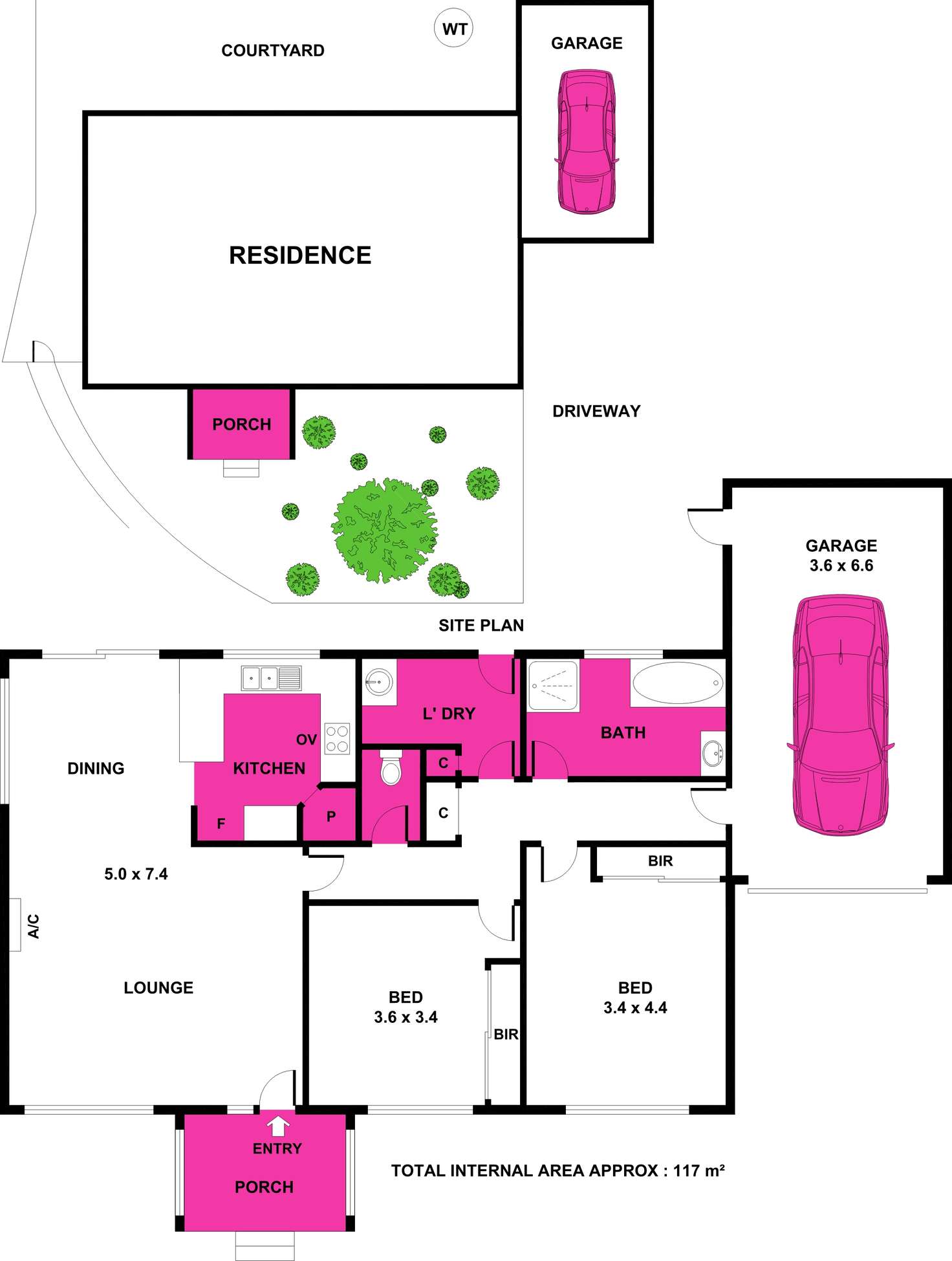Floorplan of Homely unit listing, 9/25 Burnside Road, Bannockburn VIC 3331