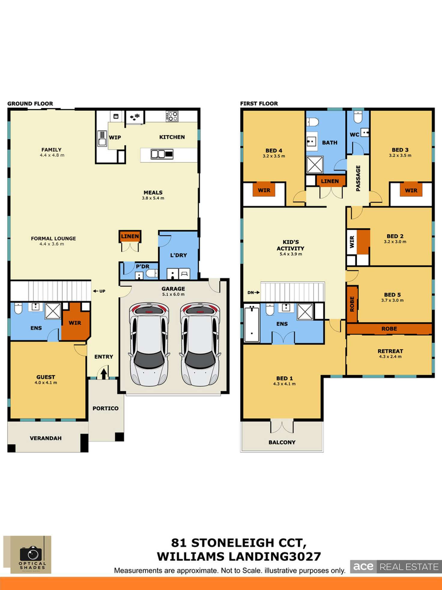 Floorplan of Homely house listing, 81 Stoneleigh Circuit, Williams Landing VIC 3027