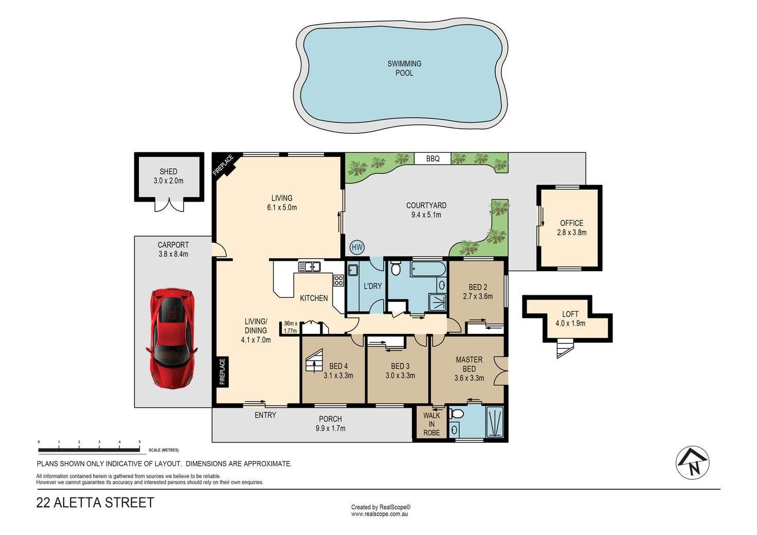 Floorplan of Homely house listing, 22 Aletta Street, Shailer Park QLD 4128