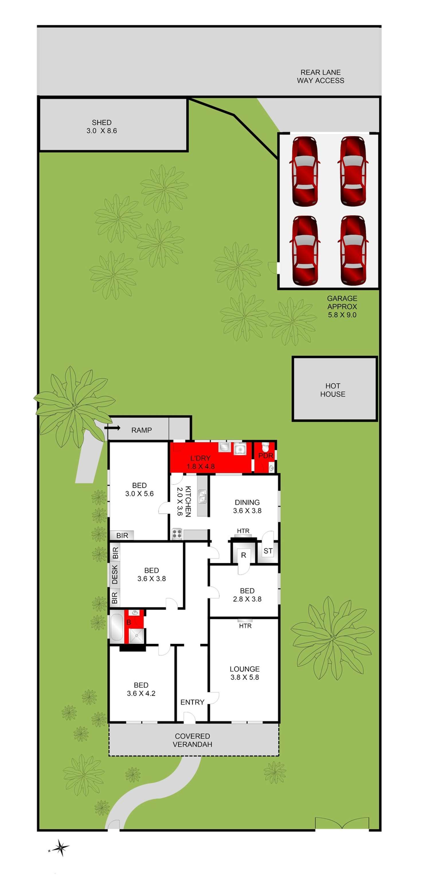 Floorplan of Homely house listing, 3 Connor Street, East Geelong VIC 3219