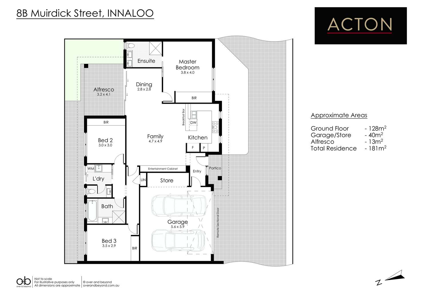 Floorplan of Homely house listing, 8B Muirdick Street, Innaloo WA 6018