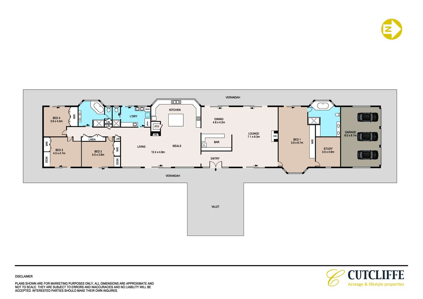 Floorplan of Homely acreageSemiRural listing, Address available on request