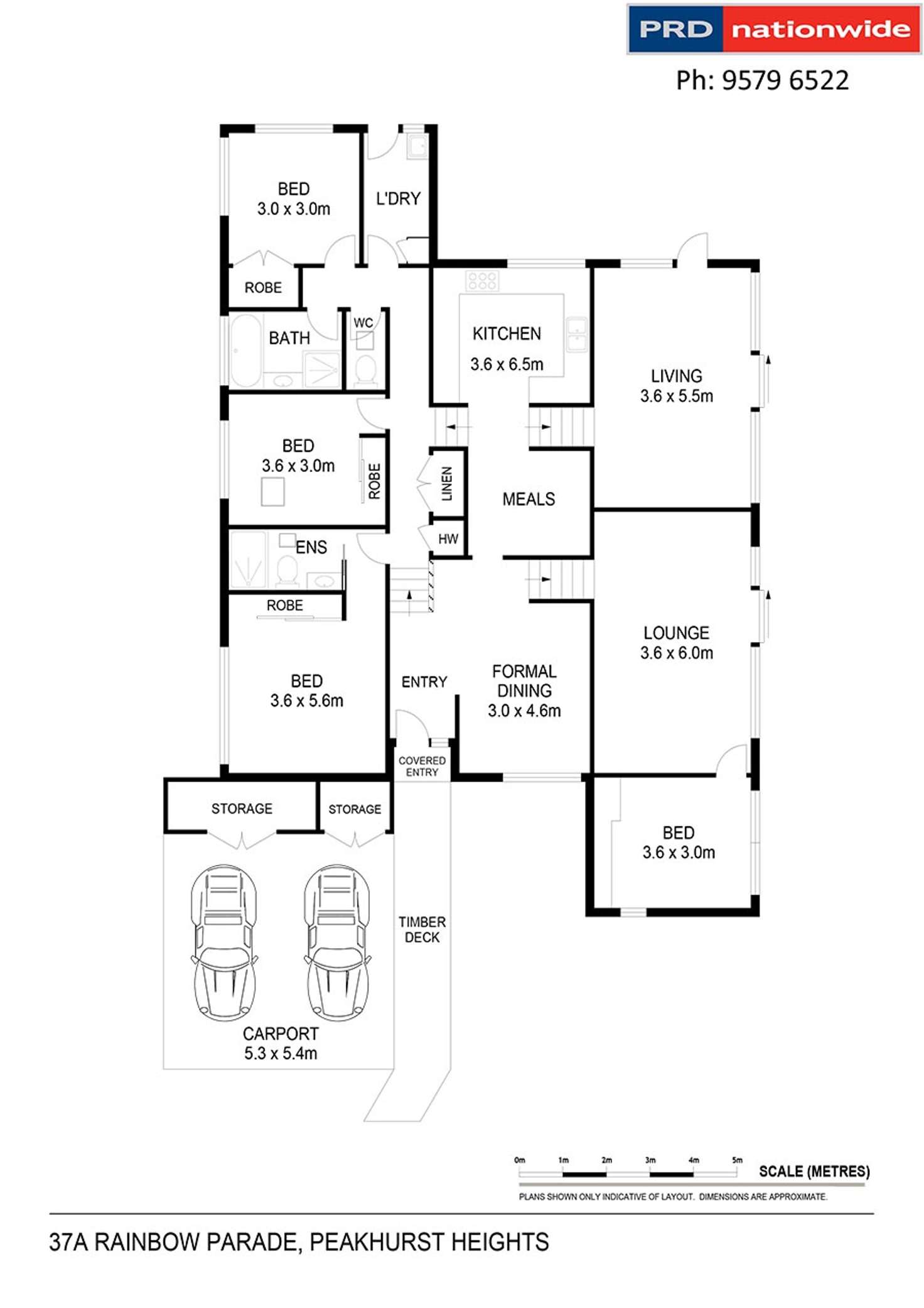 Floorplan of Homely house listing, 37A Rainbow Parade, Peakhurst Heights NSW 2210