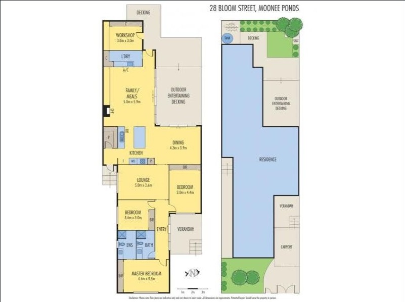 Floorplan of Homely house listing, 28 Bloom Street, Moonee Ponds VIC 3039