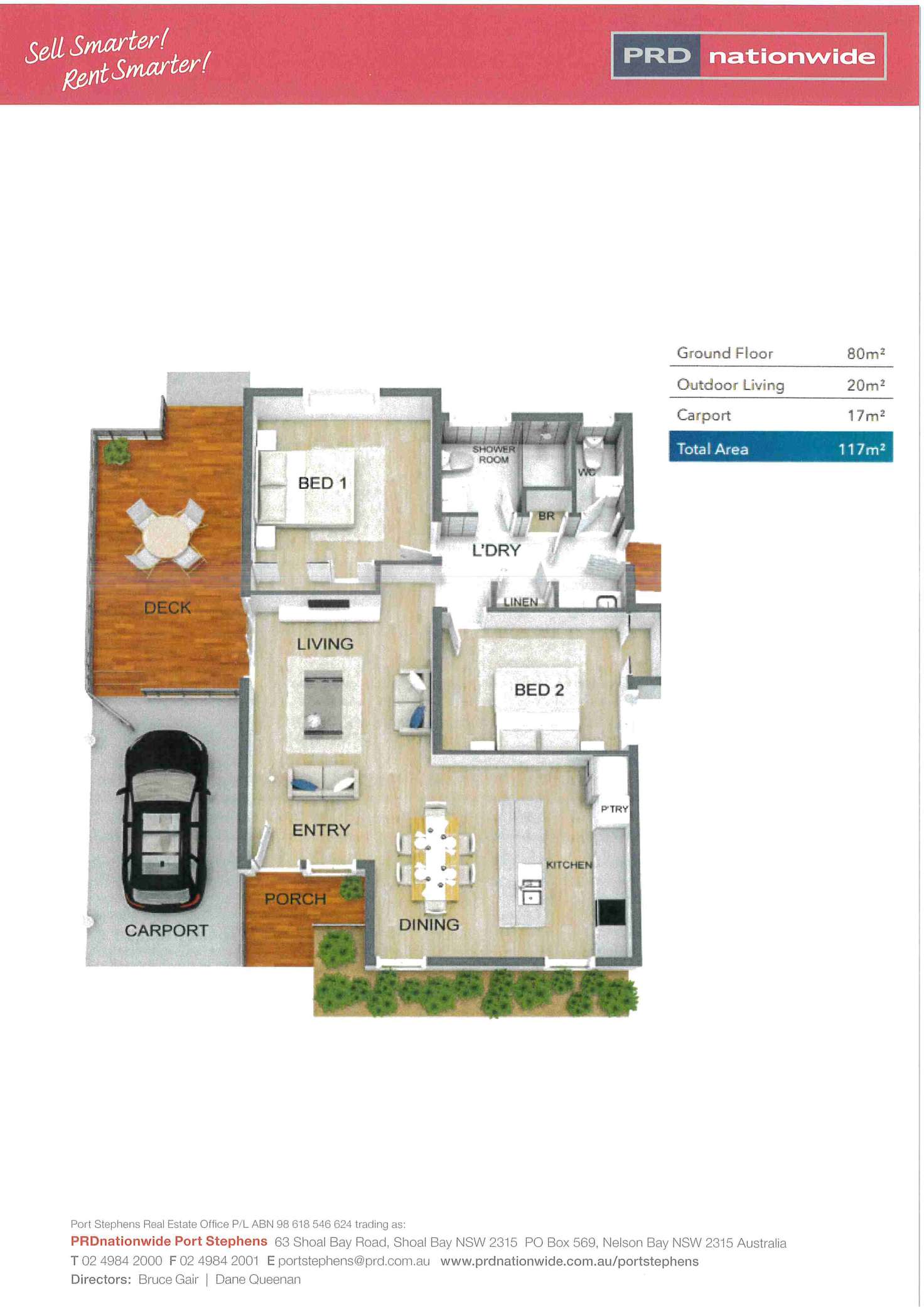 Floorplan of Homely retirement listing, 40/1 Fleet Street, Salamander Bay NSW 2317