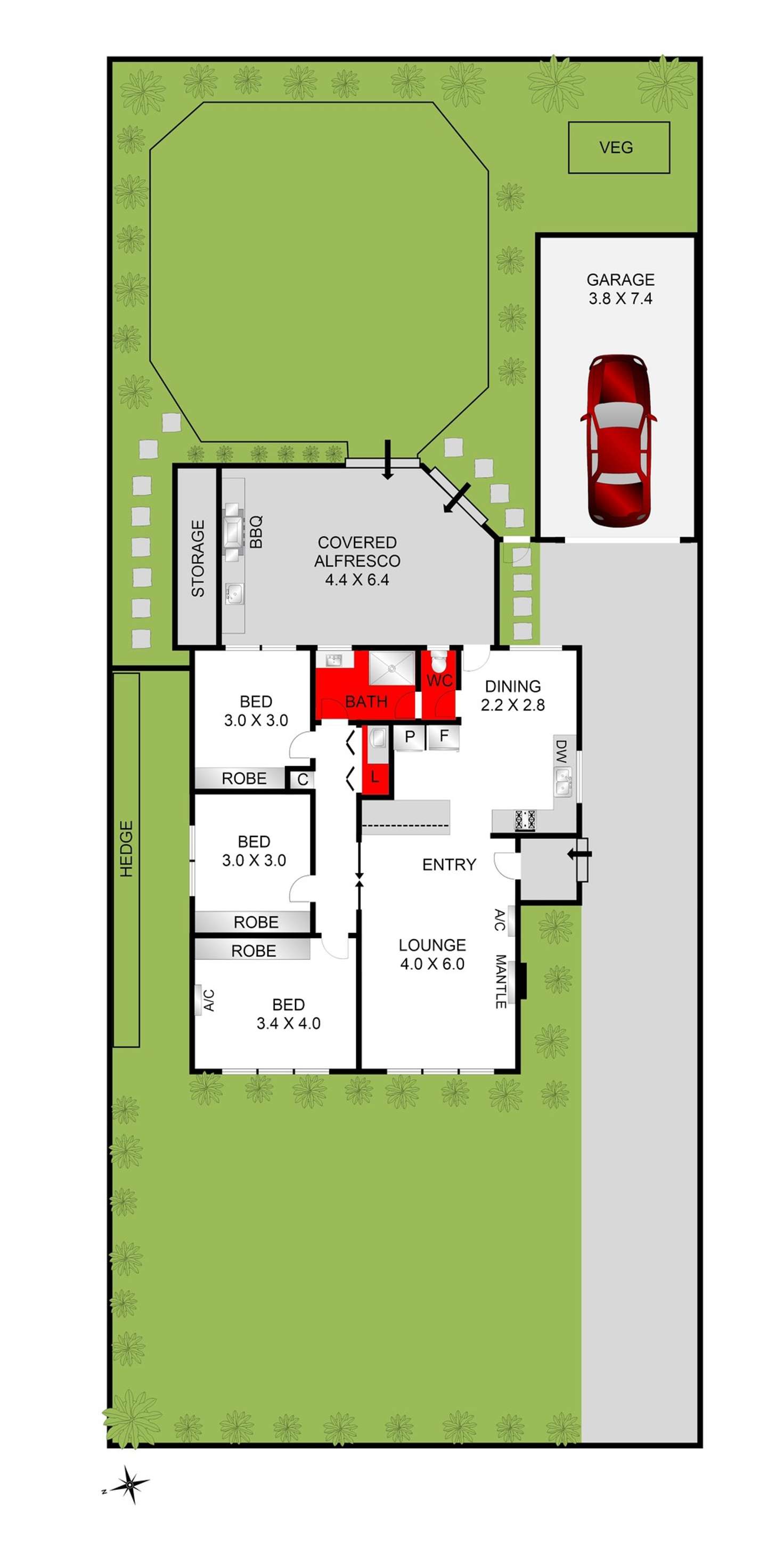 Floorplan of Homely house listing, 141 St Albans Road, Thomson VIC 3219