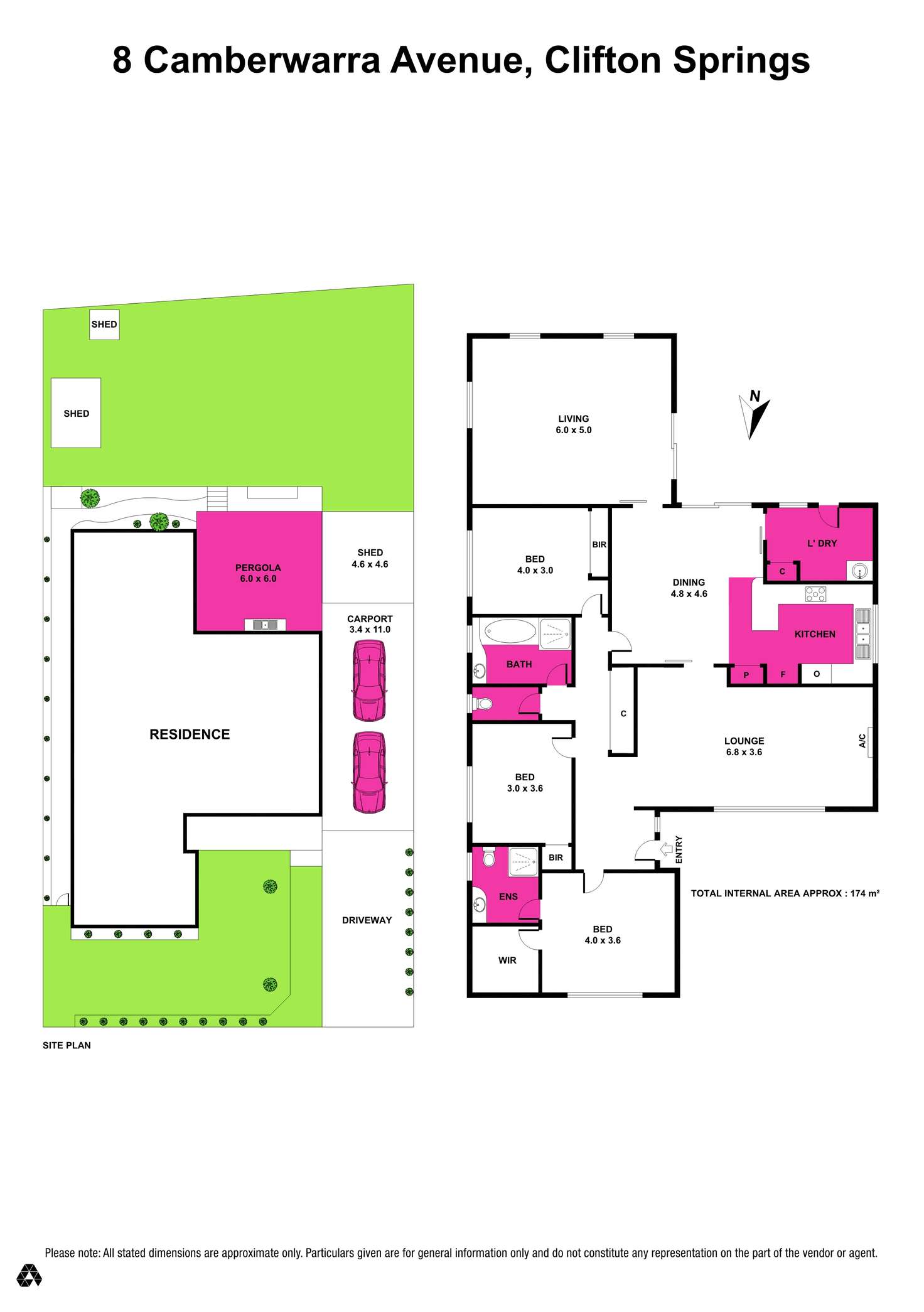 Floorplan of Homely house listing, 8 Camberwarra Avenue, Clifton Springs VIC 3222