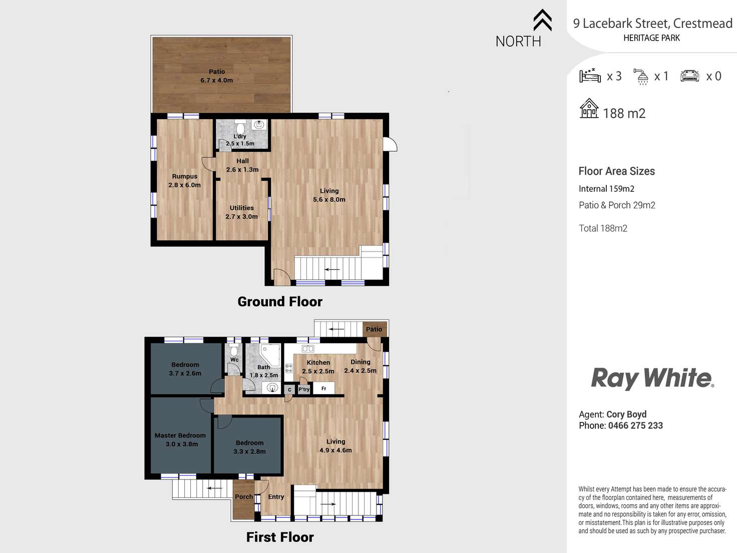 Floorplan of Homely house listing, 9 Lacebark Street, Crestmead QLD 4132