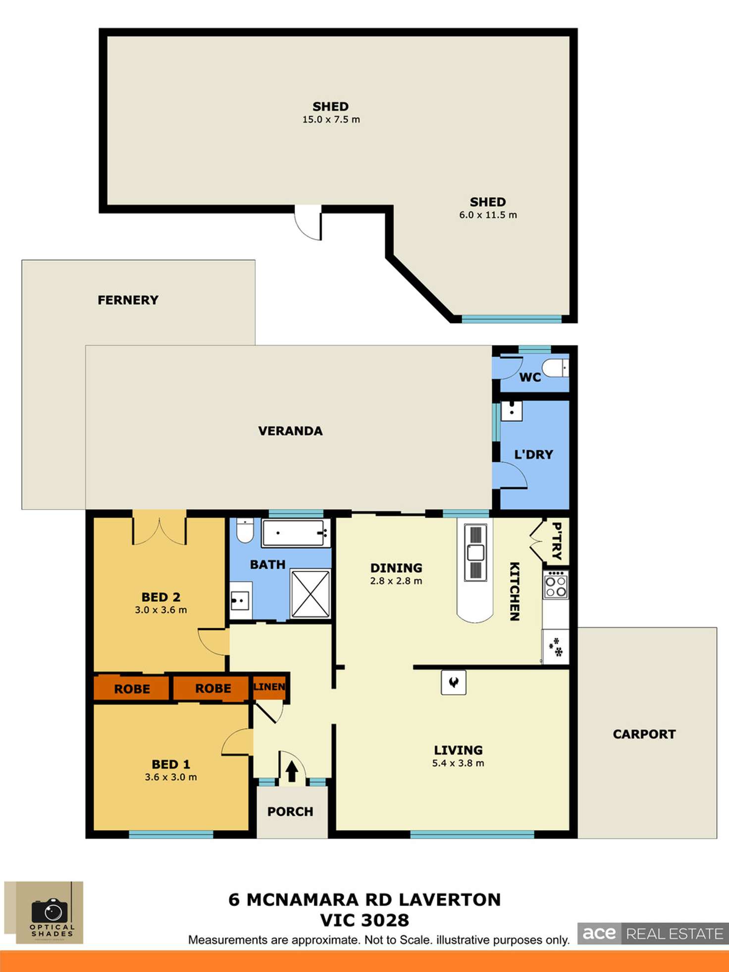 Floorplan of Homely house listing, 6 Mcnamara Road, Laverton VIC 3028