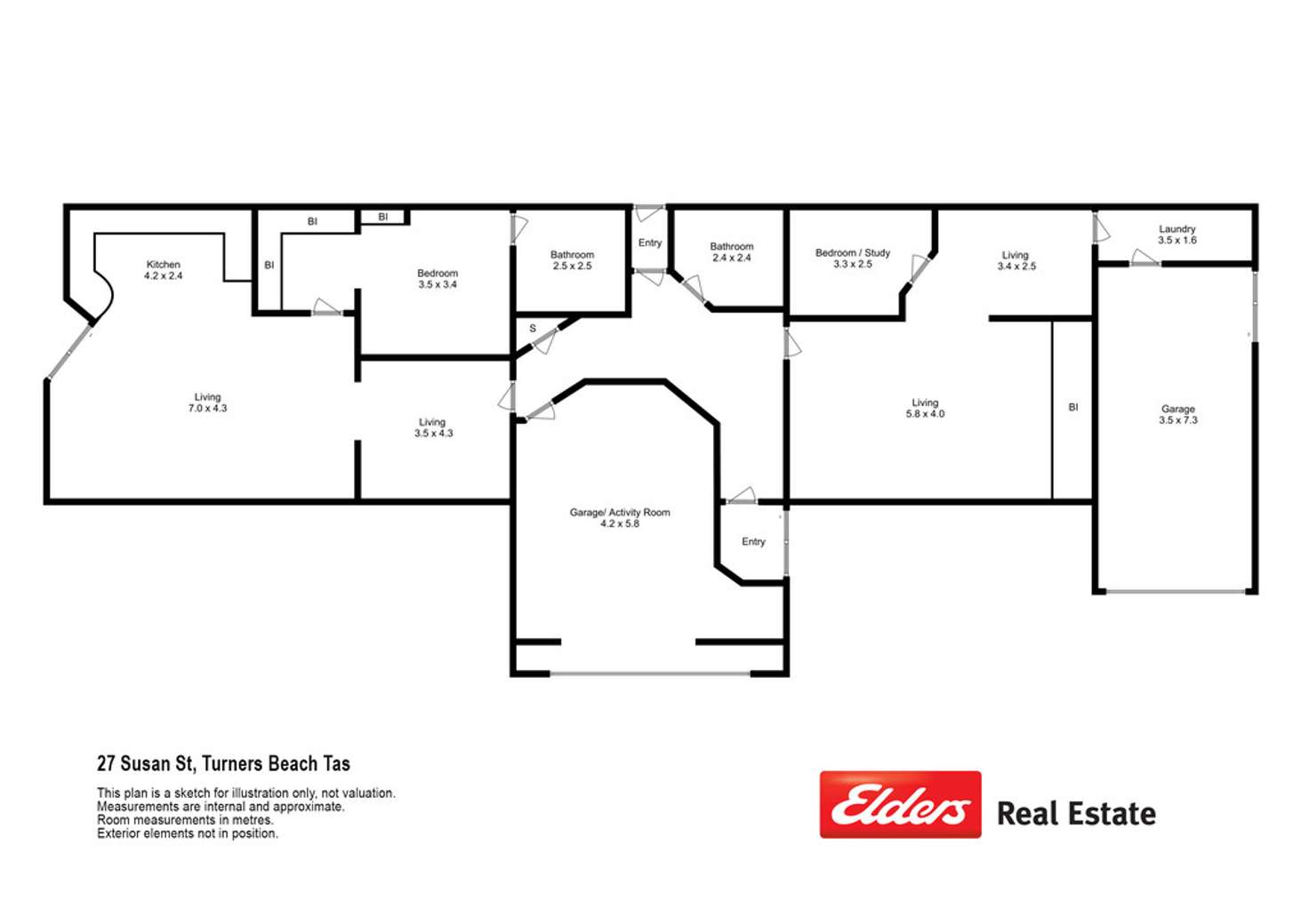 Floorplan of Homely house listing, 27 Susan Street, Turners Beach TAS 7315
