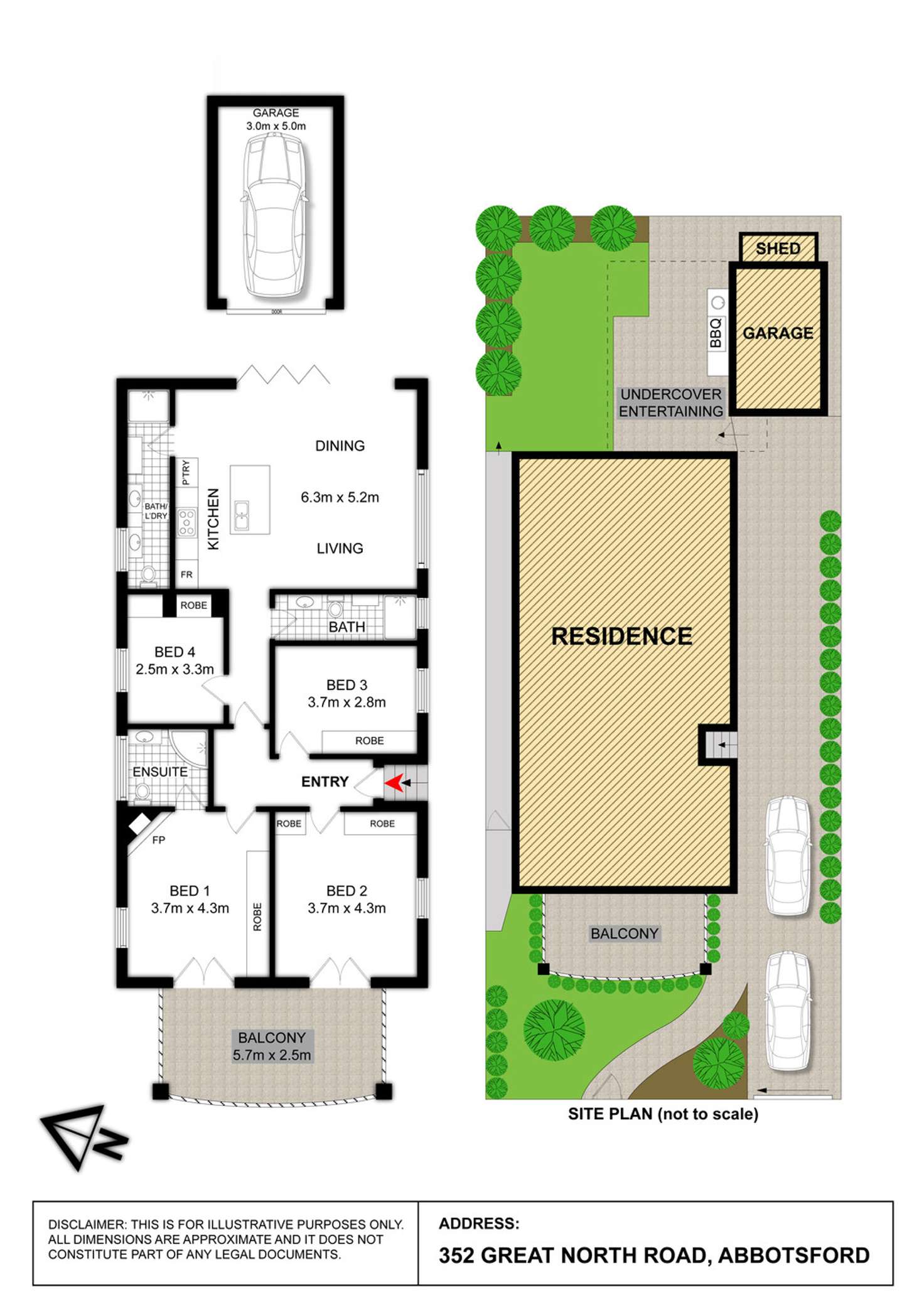 Floorplan of Homely house listing, 352 Great North Road, Abbotsford NSW 2046