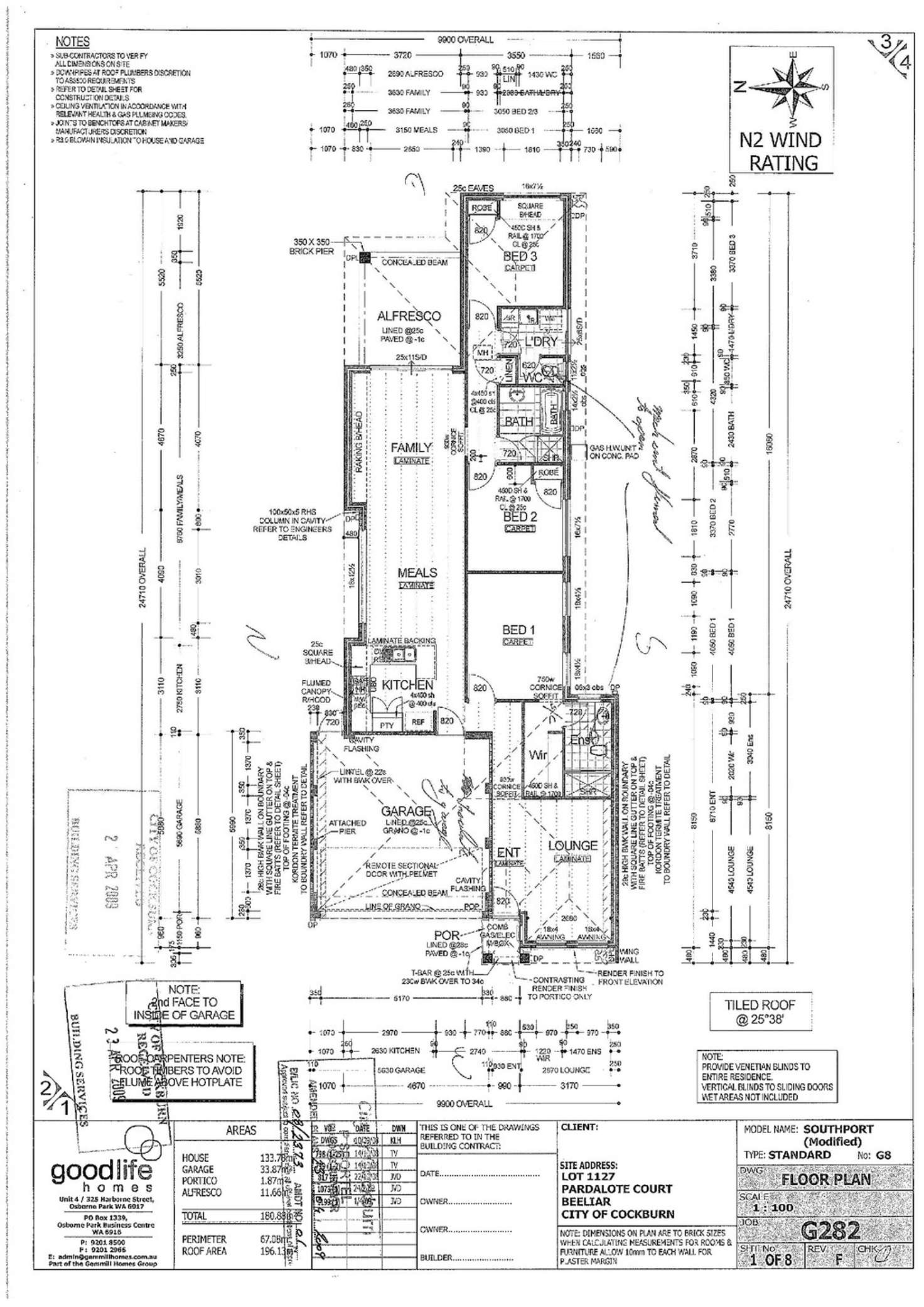 Floorplan of Homely house listing, 14 Pardalote Court, Beeliar WA 6164