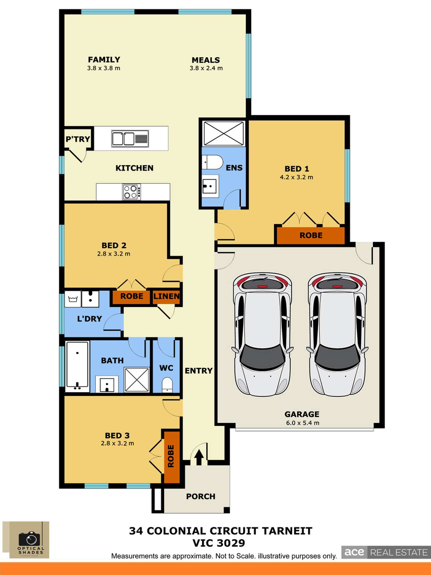 Floorplan of Homely house listing, 34 Colonial Circuit, Tarneit VIC 3029