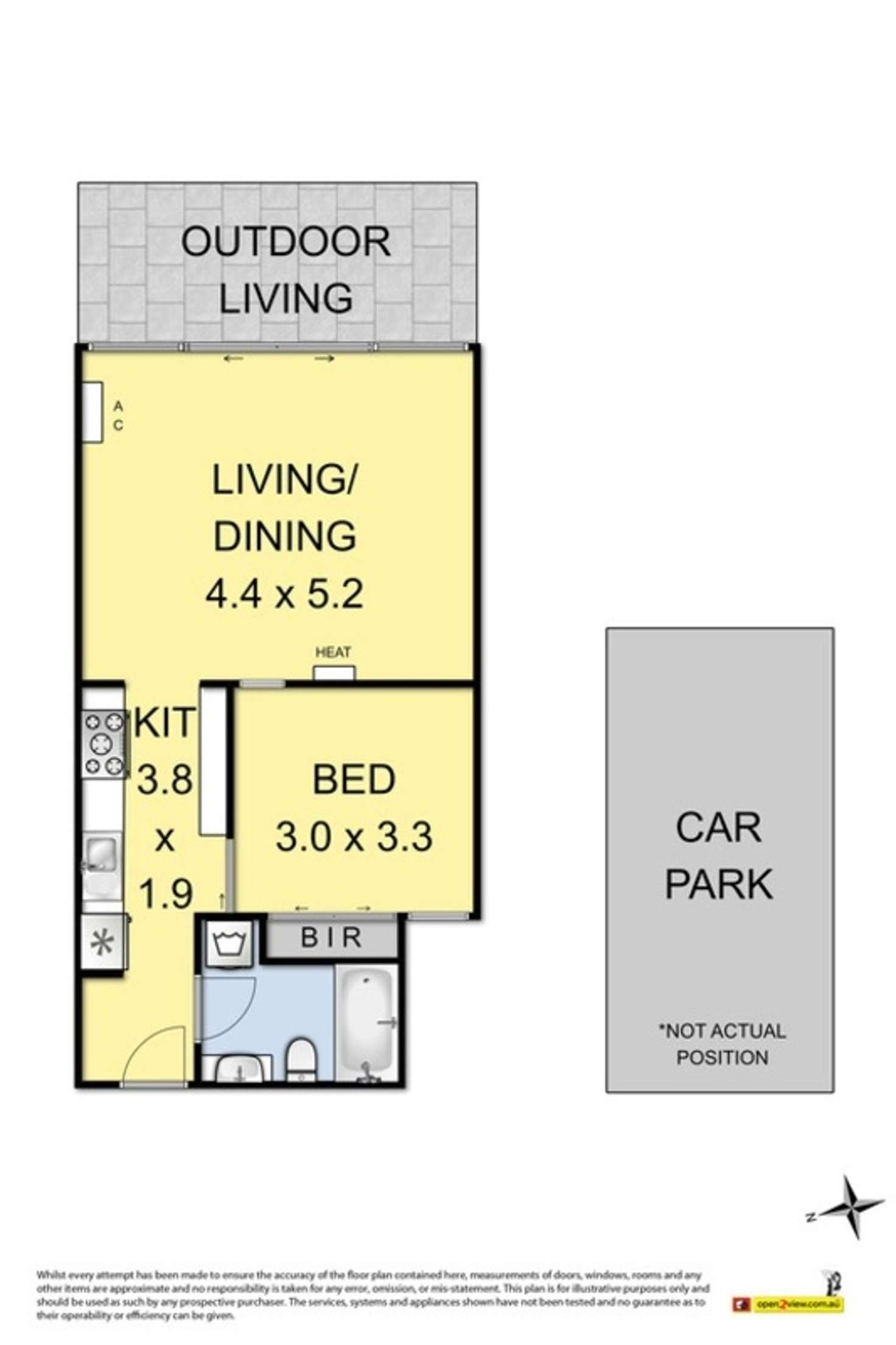 Floorplan of Homely apartment listing, 34/114 Mason Street, Newport VIC 3015