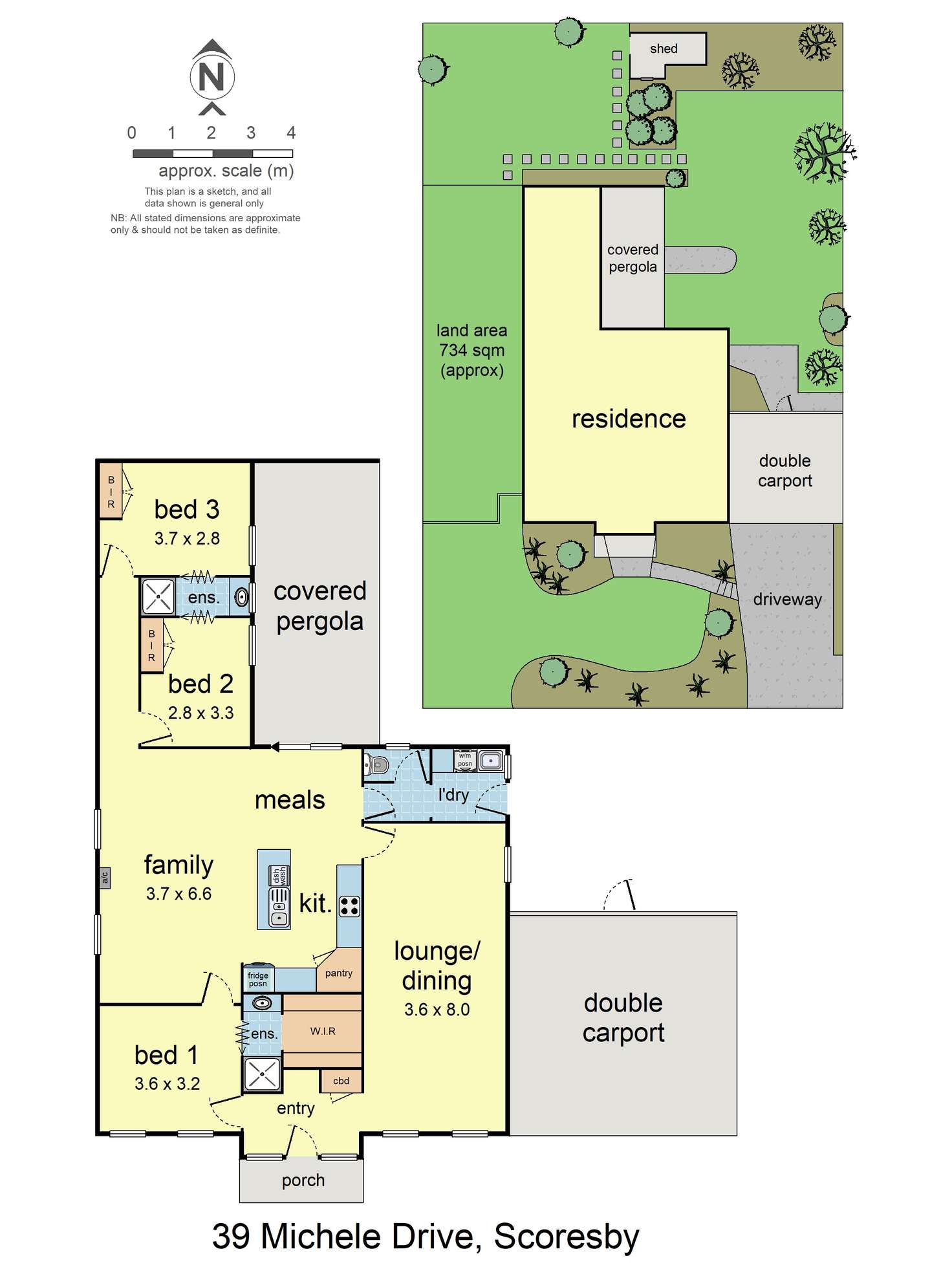Floorplan of Homely house listing, 39 Michele Drive, Scoresby VIC 3179
