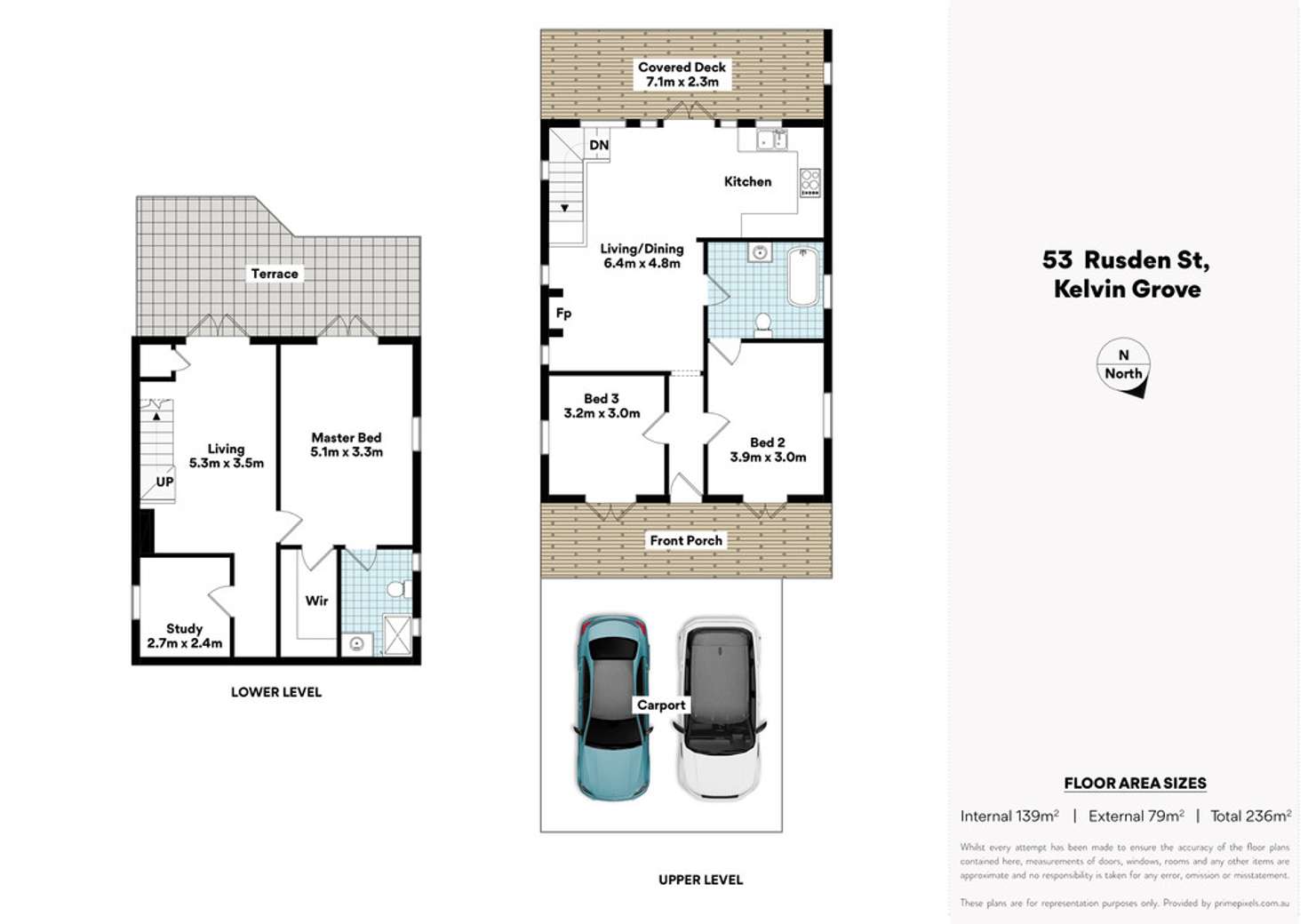 Floorplan of Homely house listing, 53 Rusden Street, Kelvin Grove QLD 4059