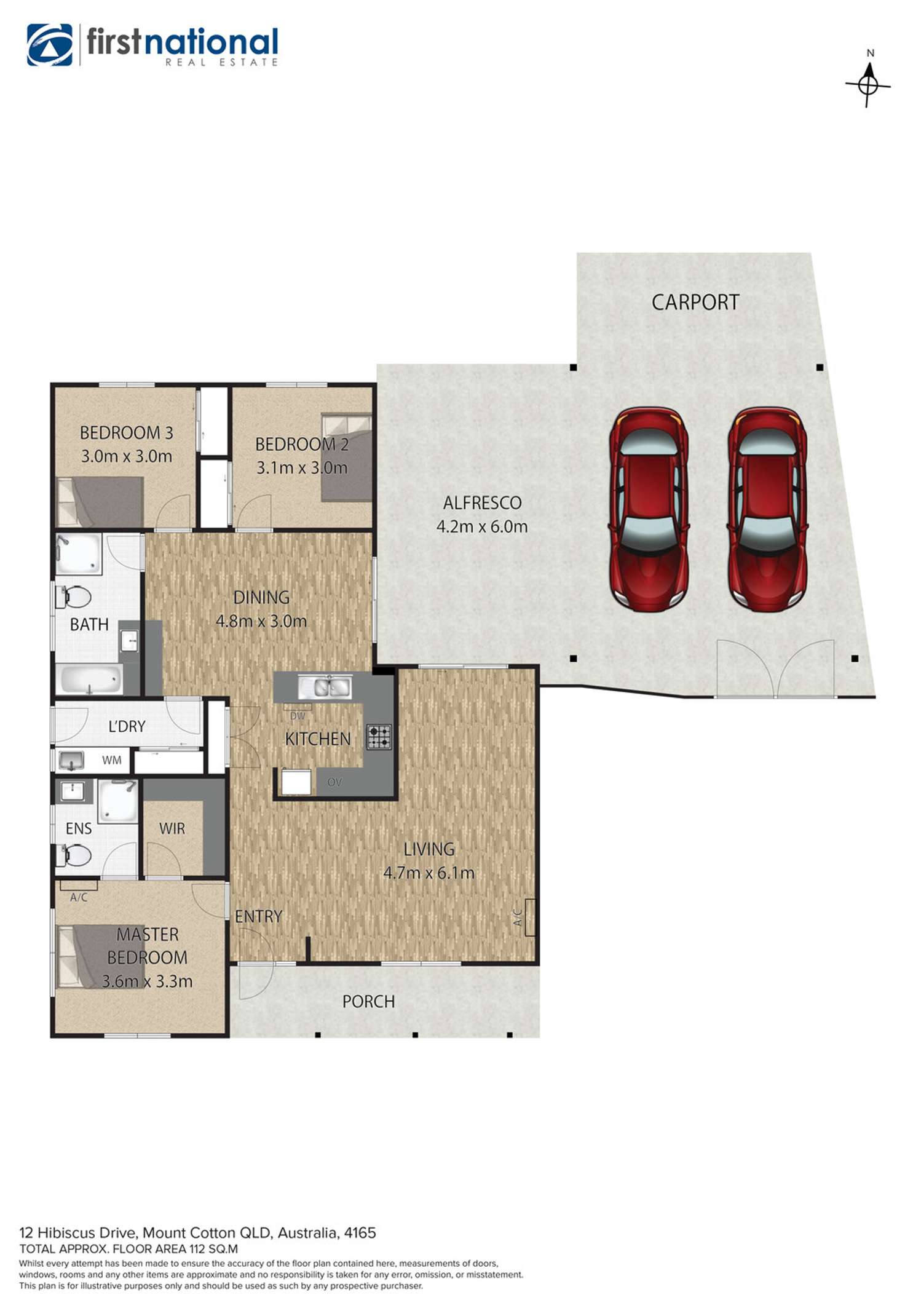 Floorplan of Homely house listing, 12 Hibiscus Drive, Mount Cotton QLD 4165