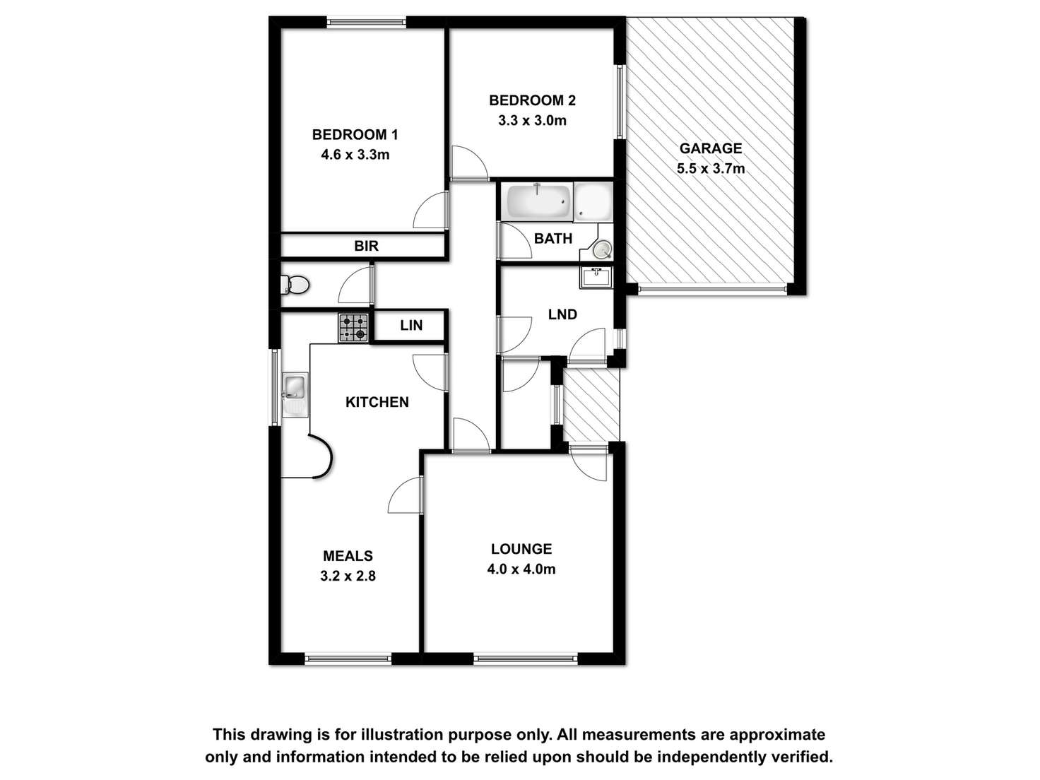 Floorplan of Homely unit listing, Unit 3 101 Jubilee Highway East, Mount Gambier SA 5290