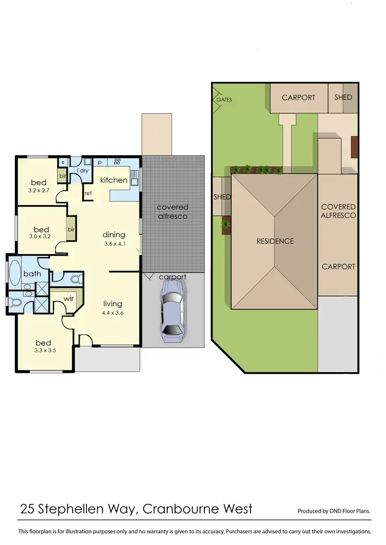 Floorplan of Homely house listing, 25 Stephellen Way, Cranbourne West VIC 3977