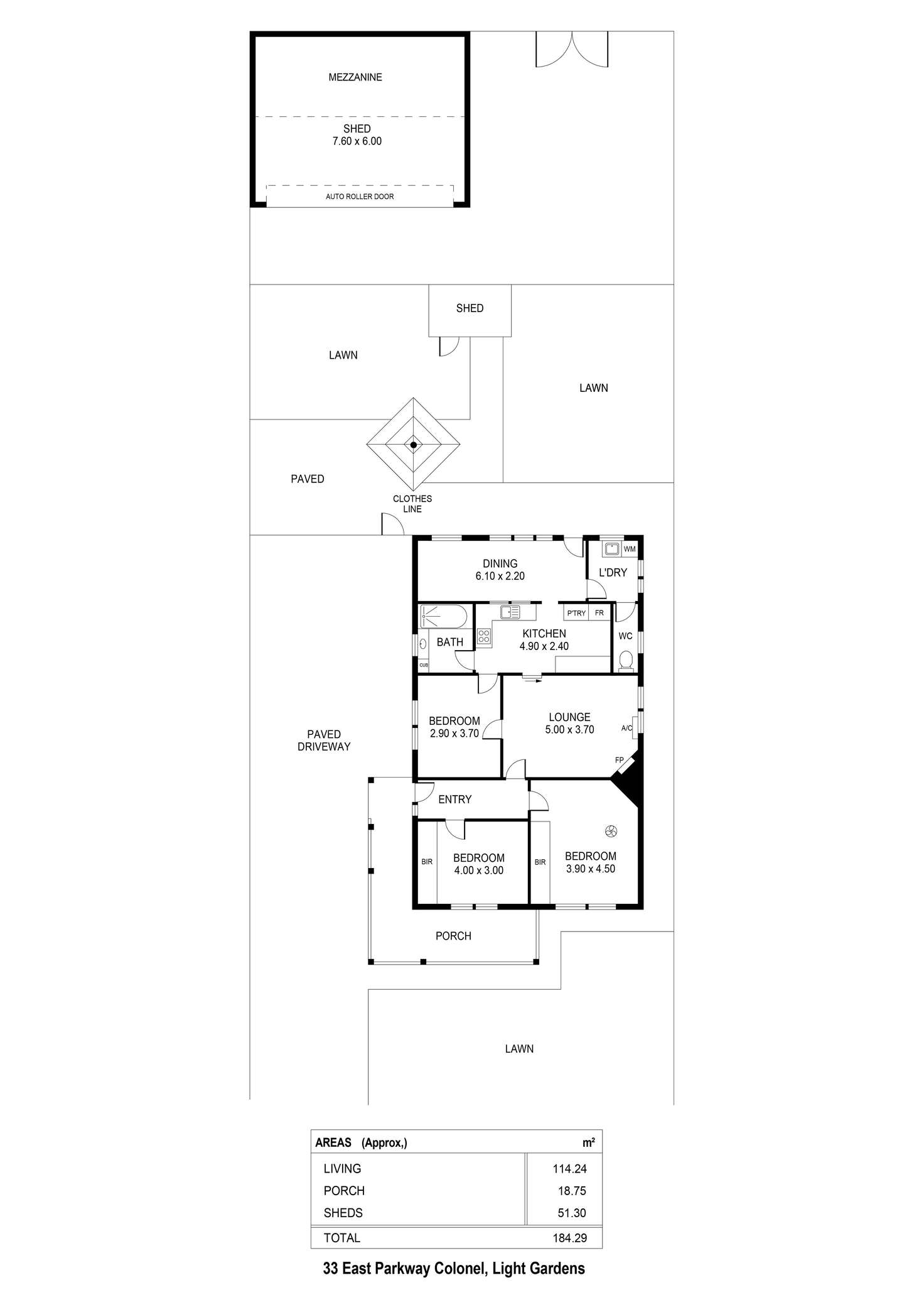 Floorplan of Homely house listing, 33 East Parkway, Colonel Light Gardens SA 5041