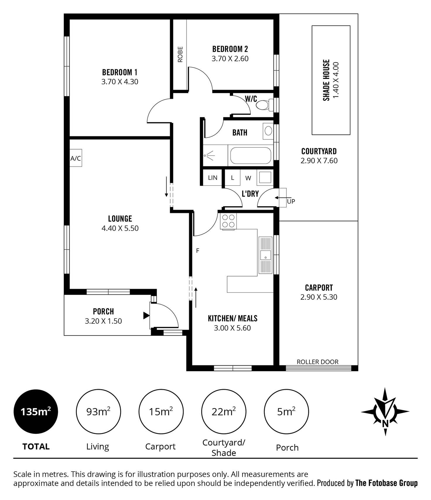 Floorplan of Homely unit listing, 1/15 Marlborough Street, Brighton SA 5048