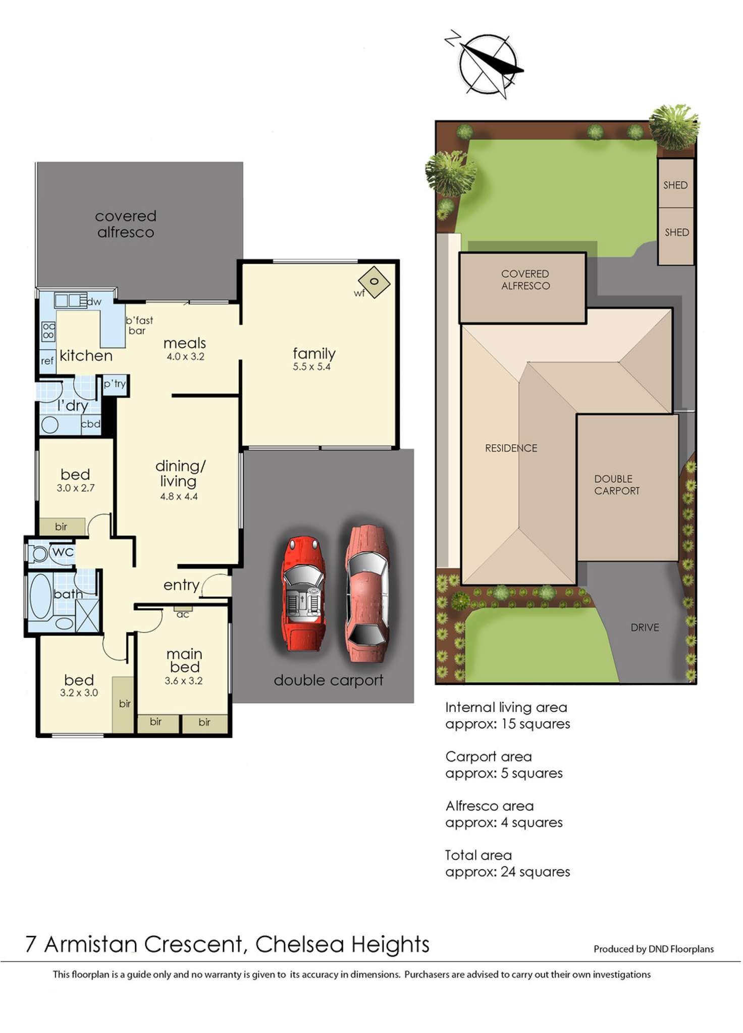 Floorplan of Homely house listing, 7 Armistan Crescent, Chelsea Heights VIC 3196