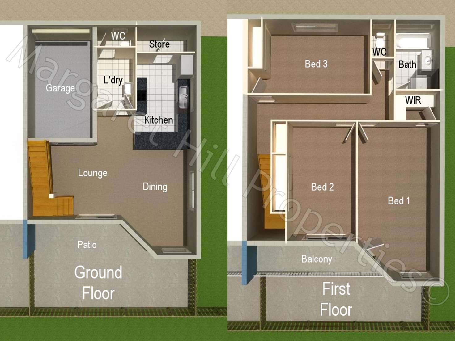 Floorplan of Homely unit listing, 3/12 Old Common Road, Belgian Gardens QLD 4810