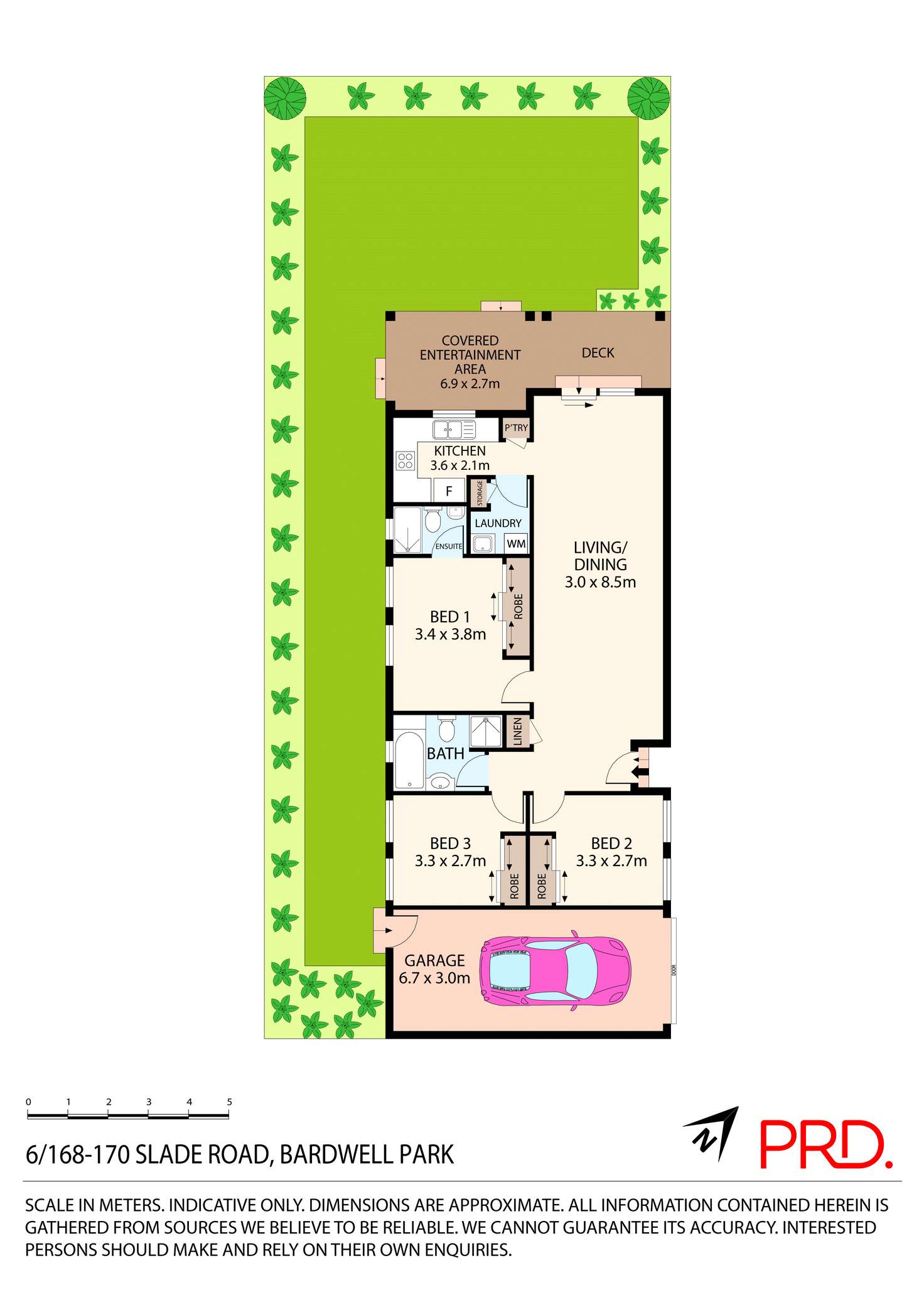 Floorplan of Homely villa listing, 6/168-170 Slade Road, Bardwell Park NSW 2207