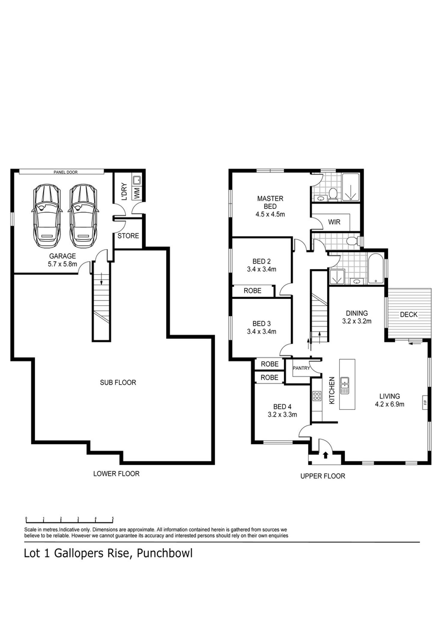 Floorplan of Homely house listing, 3 Gallopers Rise, Punchbowl TAS 7249