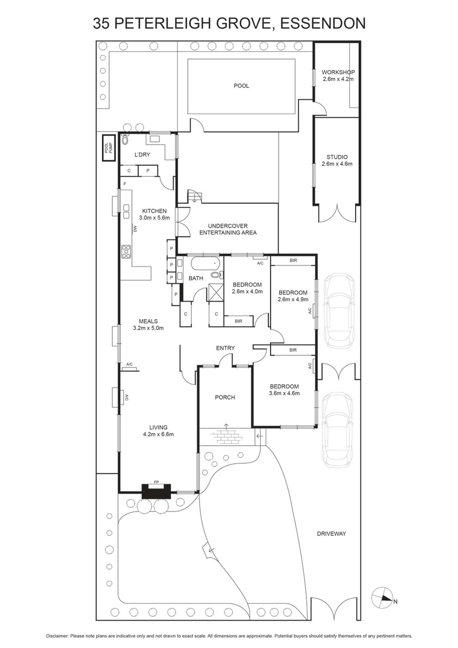 Floorplan of Homely house listing, 35 Peterleigh Grove, Essendon VIC 3040