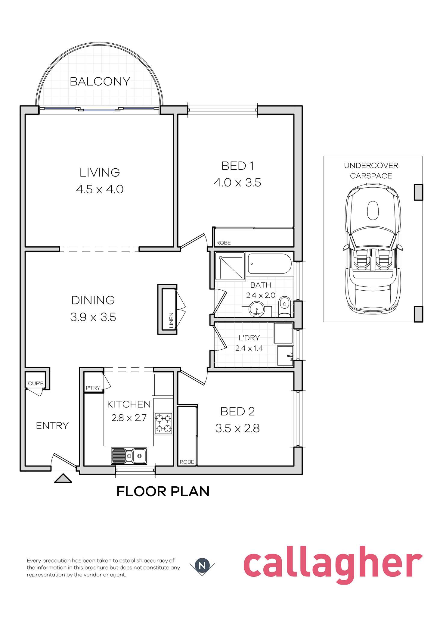 Floorplan of Homely apartment listing, 5/81 Piper Street, Lilyfield NSW 2040