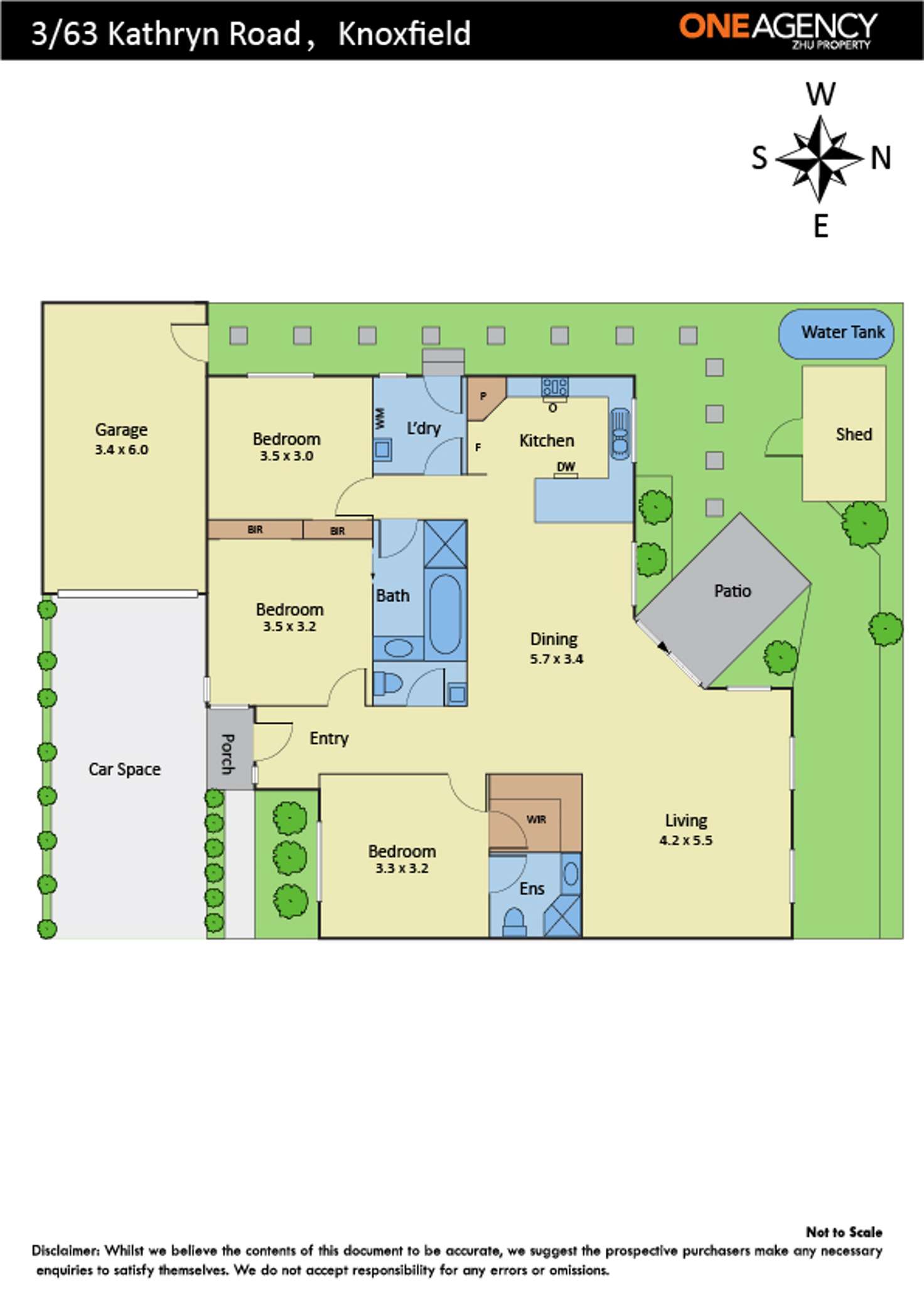 Floorplan of Homely house listing, 3/63 Kathryn Road, Knoxfield VIC 3180