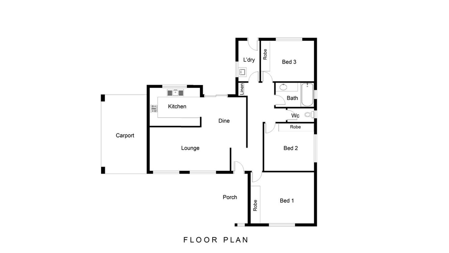 Floorplan of Homely house listing, 7 Finette Court, Rasmussen QLD 4815