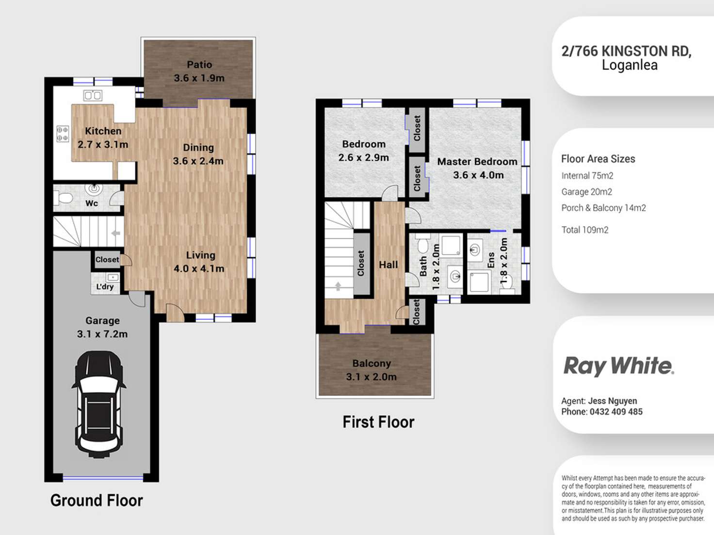Floorplan of Homely house listing, 2/766-768 Kingston Road, Loganlea QLD 4131