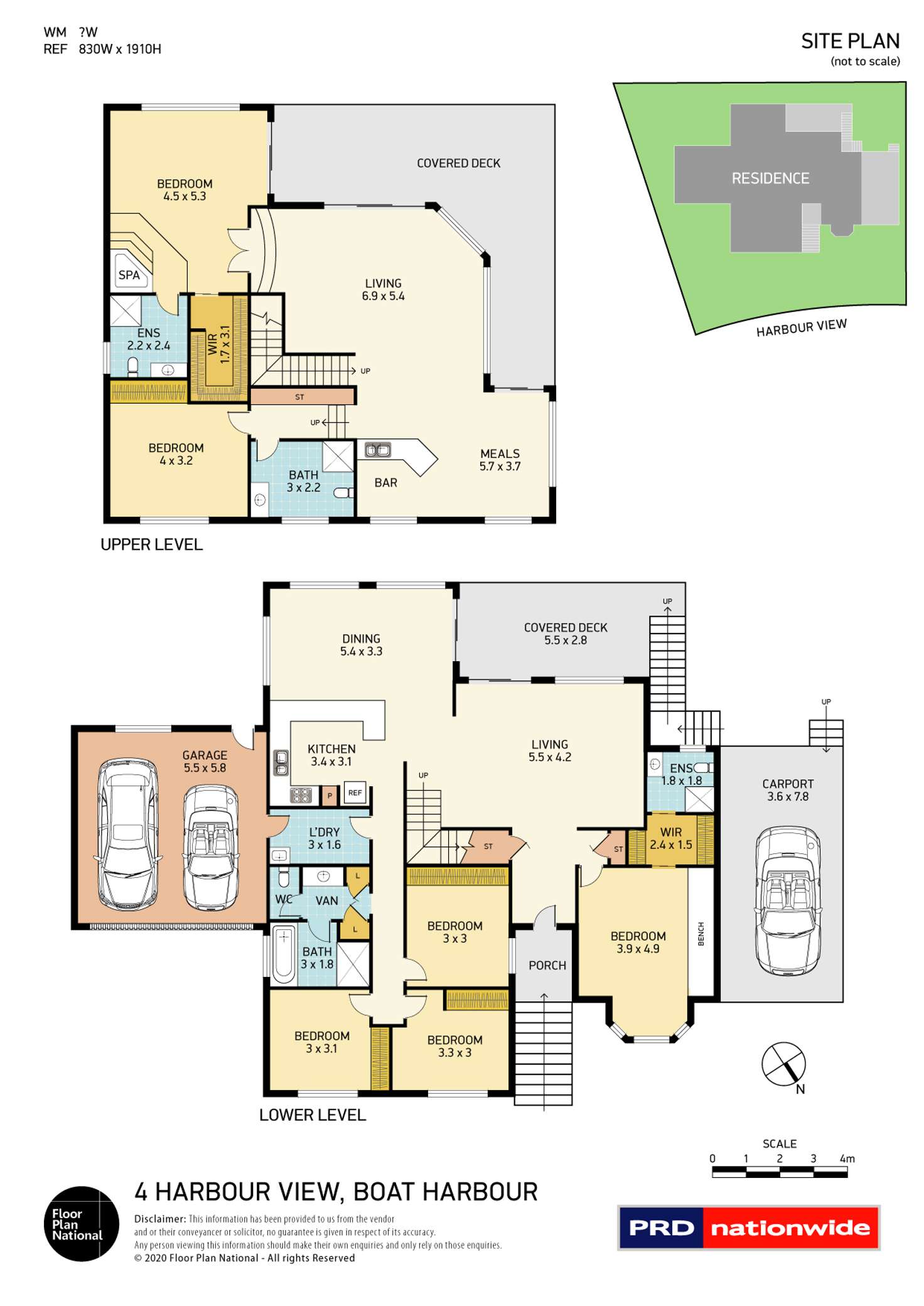 Floorplan of Homely house listing, 4 Harbour View, Boat Harbour NSW 2316