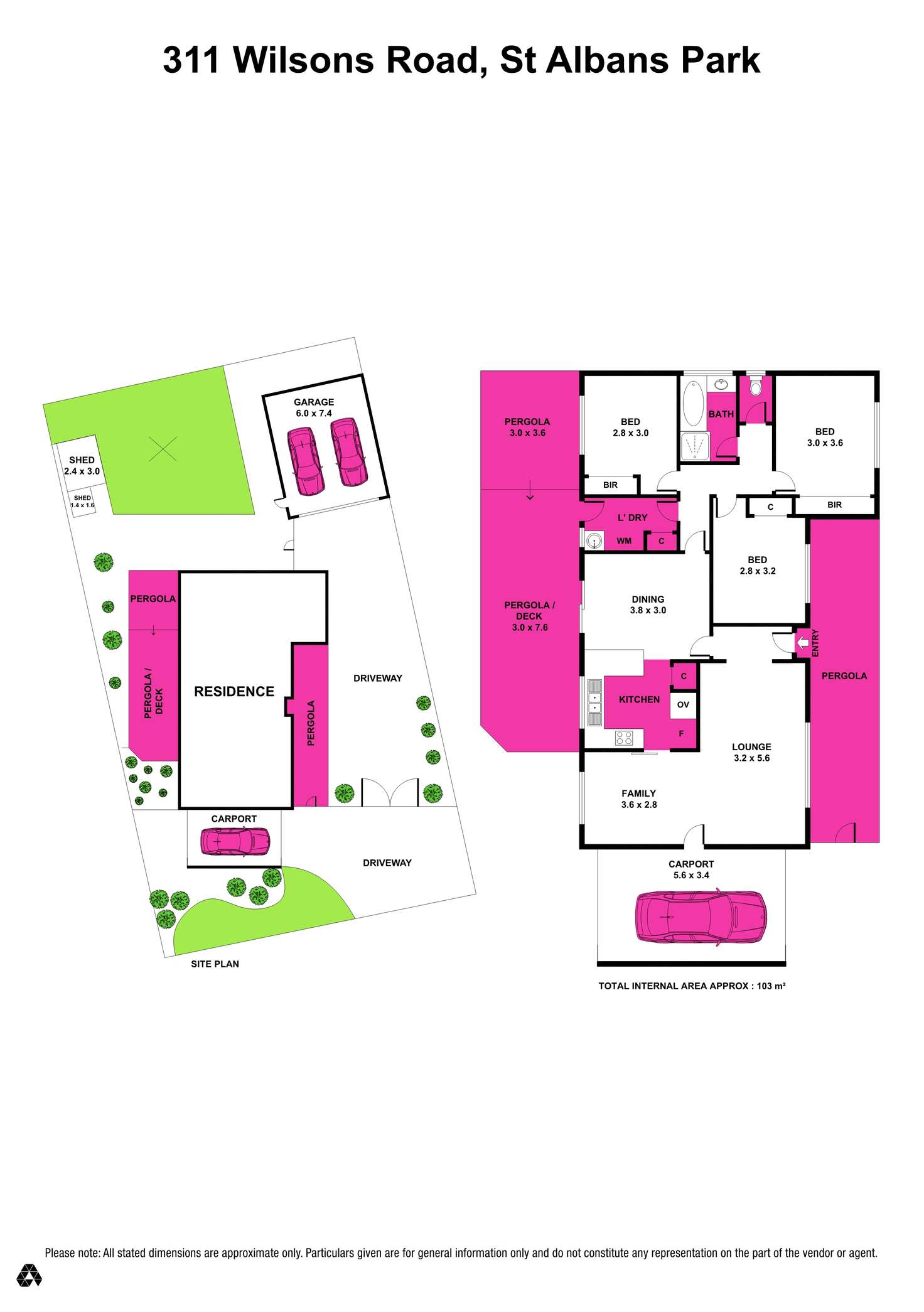 Floorplan of Homely house listing, 311 Wilsons Road, St Albans Park VIC 3219