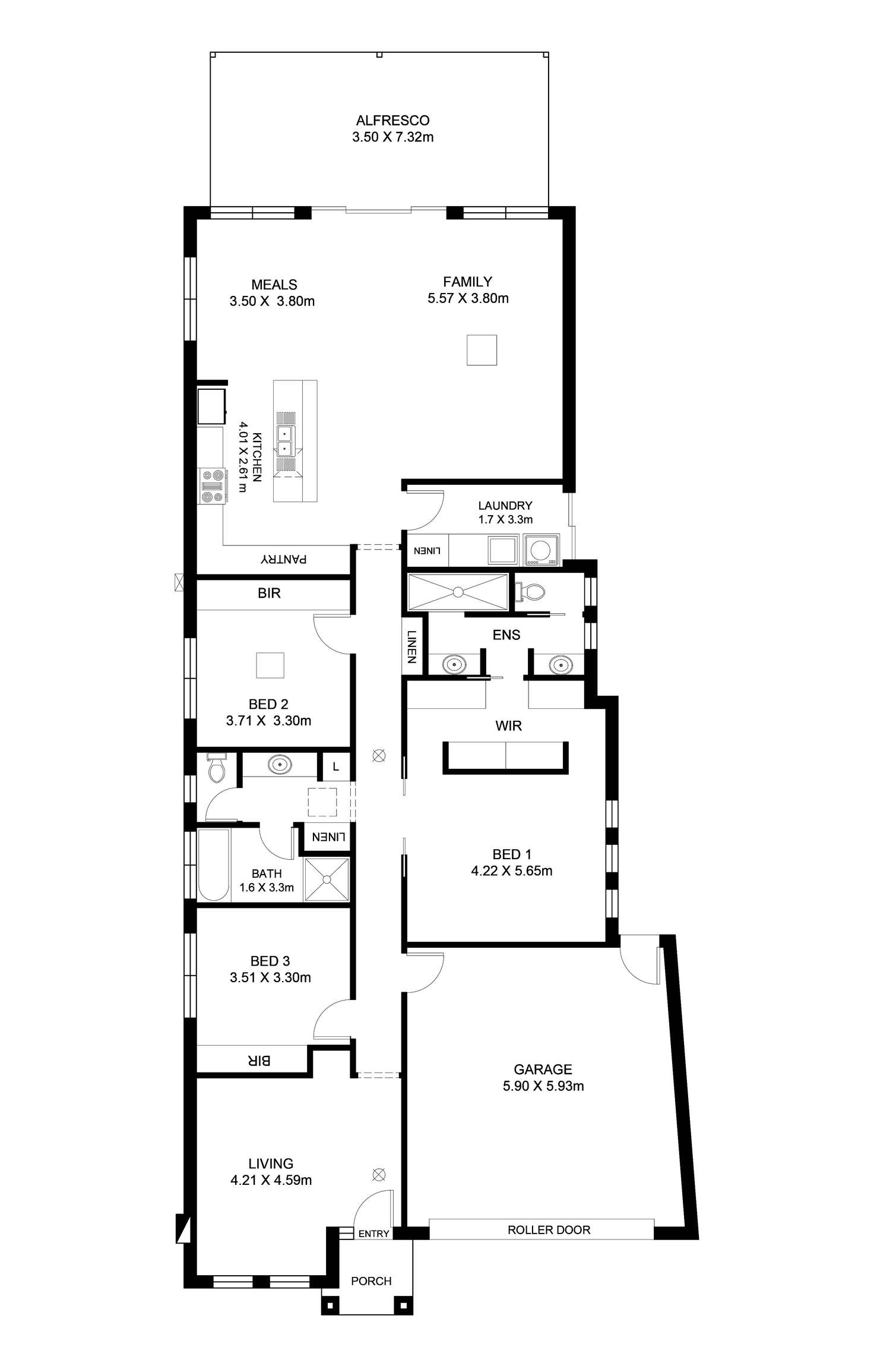 Floorplan of Homely house listing, 34a Hoskin Ave, Kidman Park SA 5025