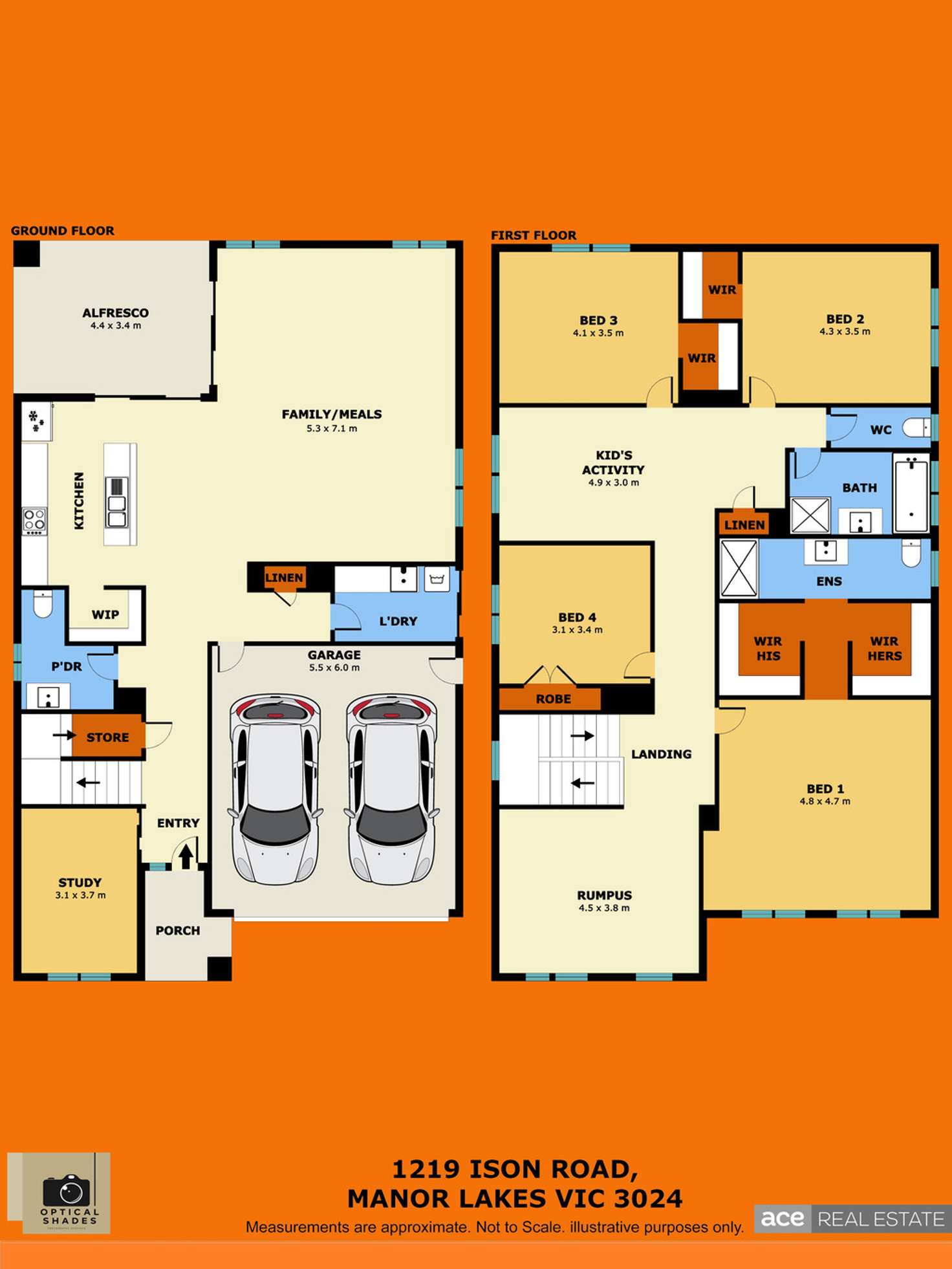 Floorplan of Homely house listing, 1219 Ison Road, Manor Lakes VIC 3024