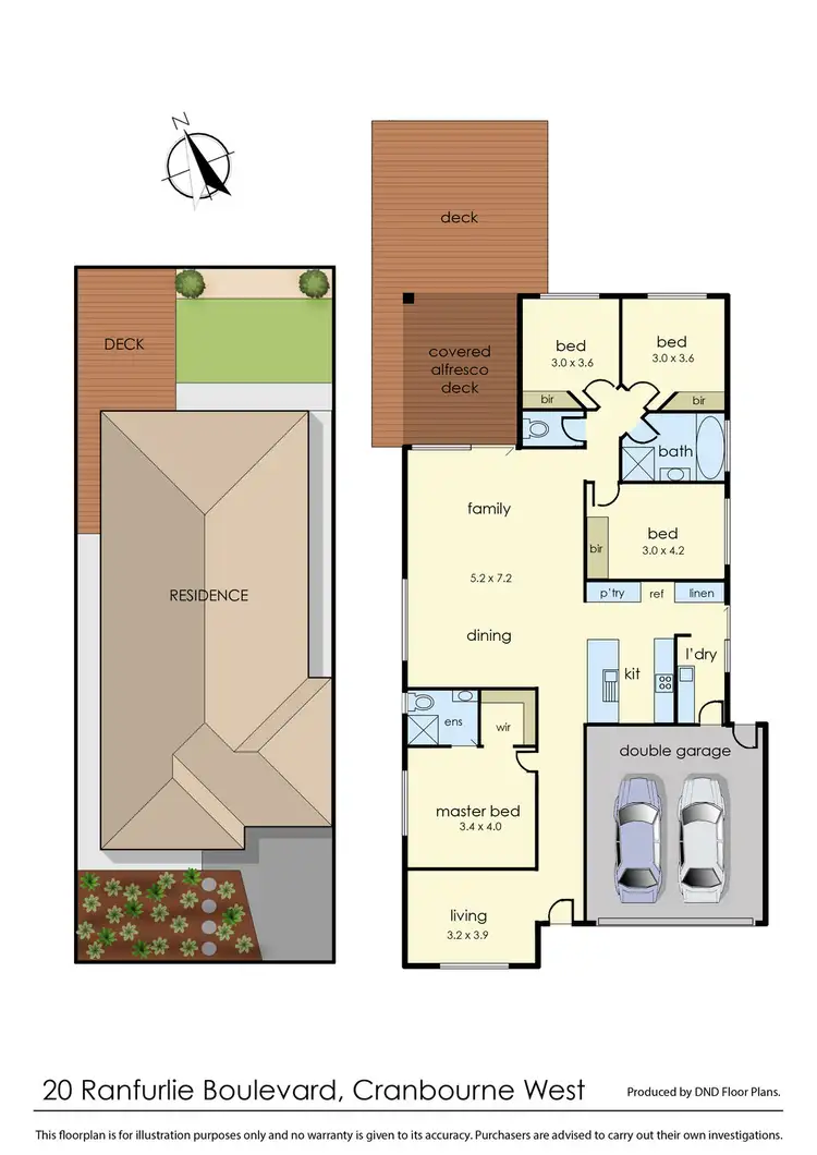 Floorplan of Homely house listing, 20 Ranfurlie Boulevard, Cranbourne West VIC 3977