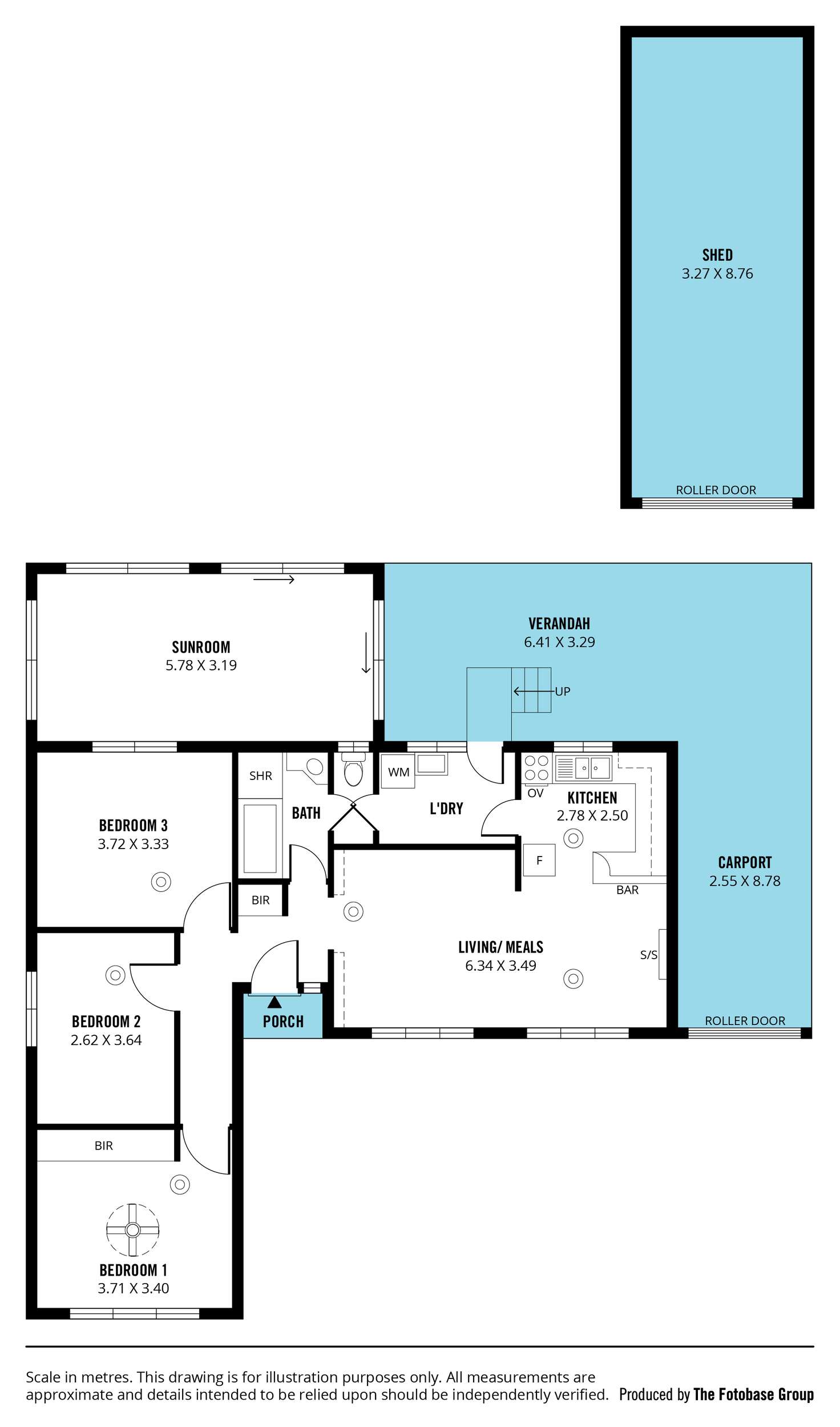 Floorplan of Homely house listing, 35 Byron Avenue, Clovelly Park SA 5042