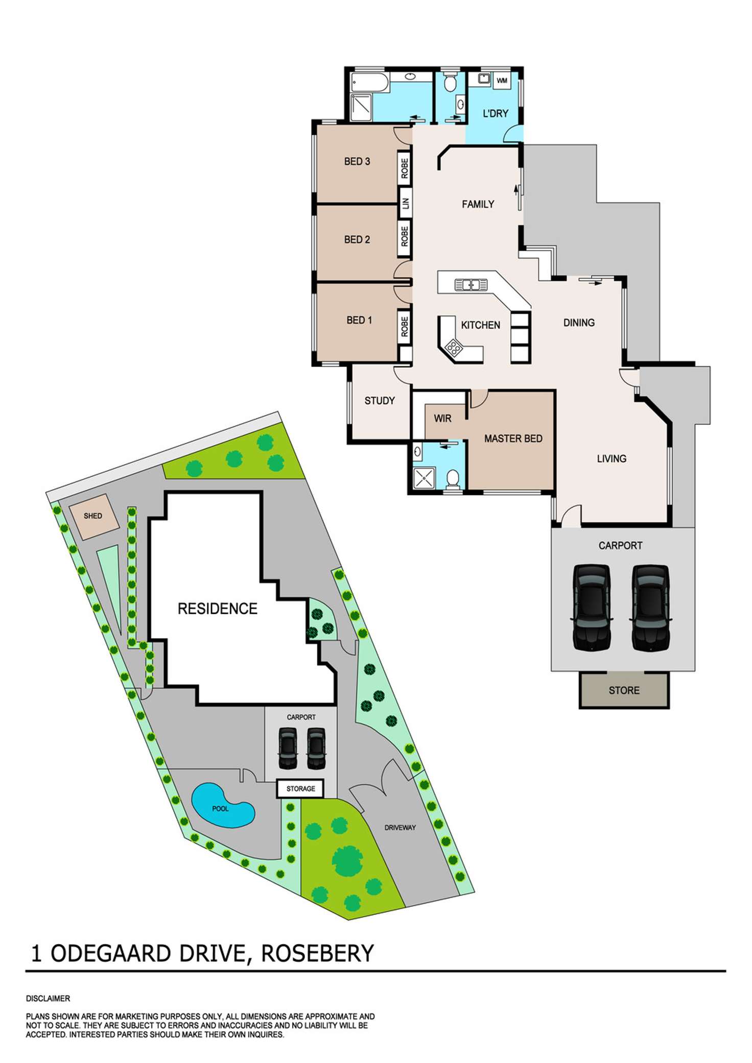Floorplan of Homely house listing, 1 Odegaard Drive, Rosebery NT 832